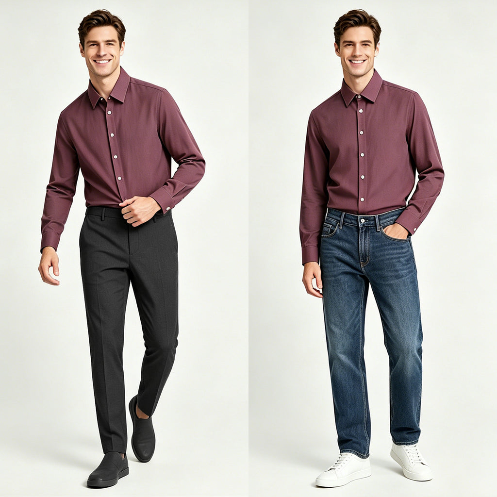 STFDLD920-7 Letang Business Commuting Longsleeves Shirts