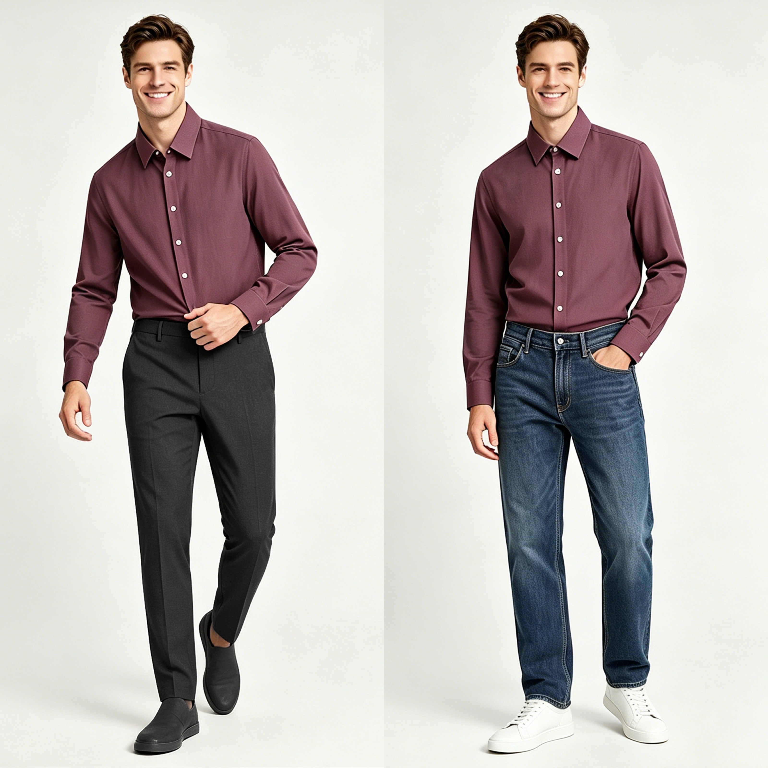 STFDLD920-7 Letang Business Commuting Longsleeves Shirts