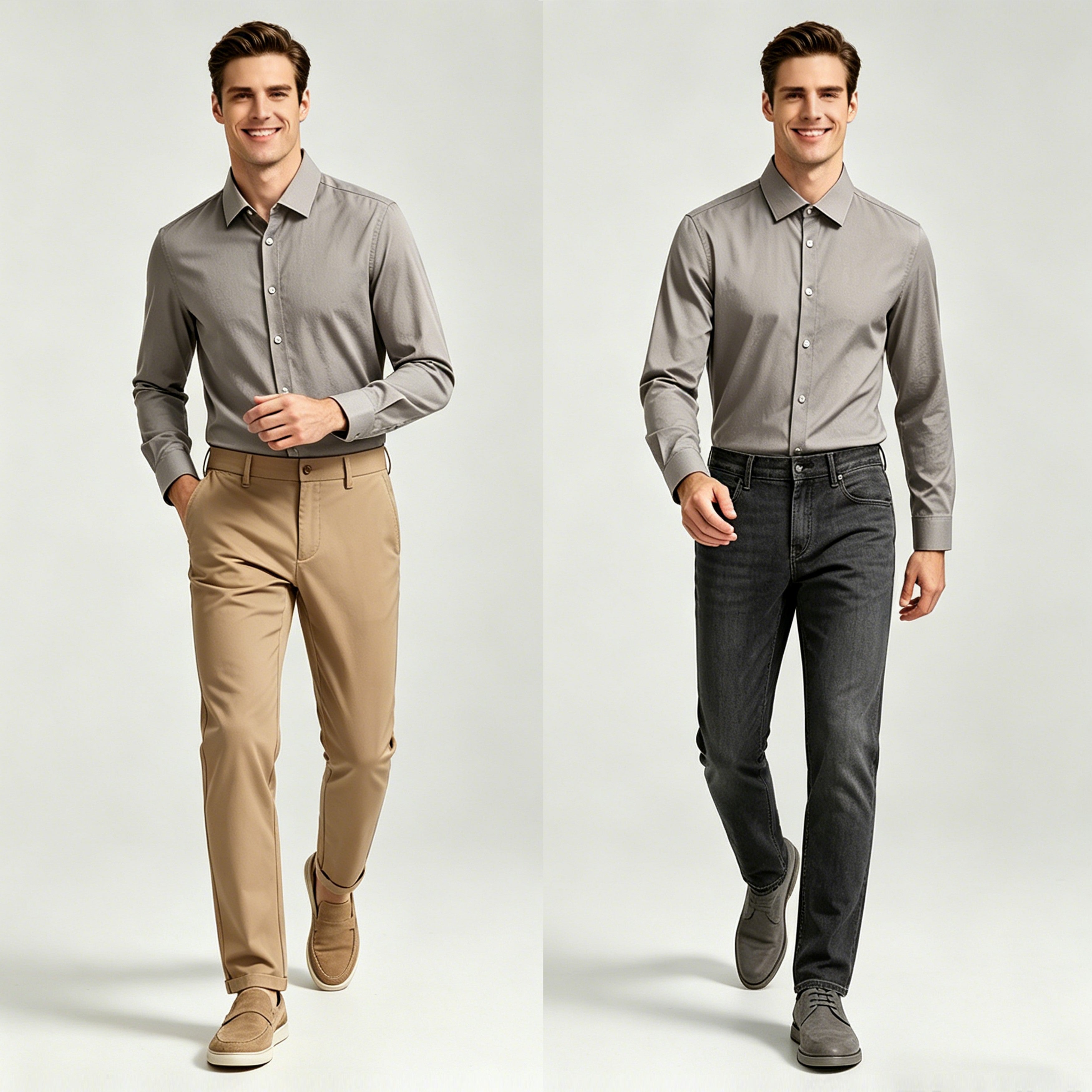 STFDLD3219 Letang Business Commuting Longsleeves Shirts