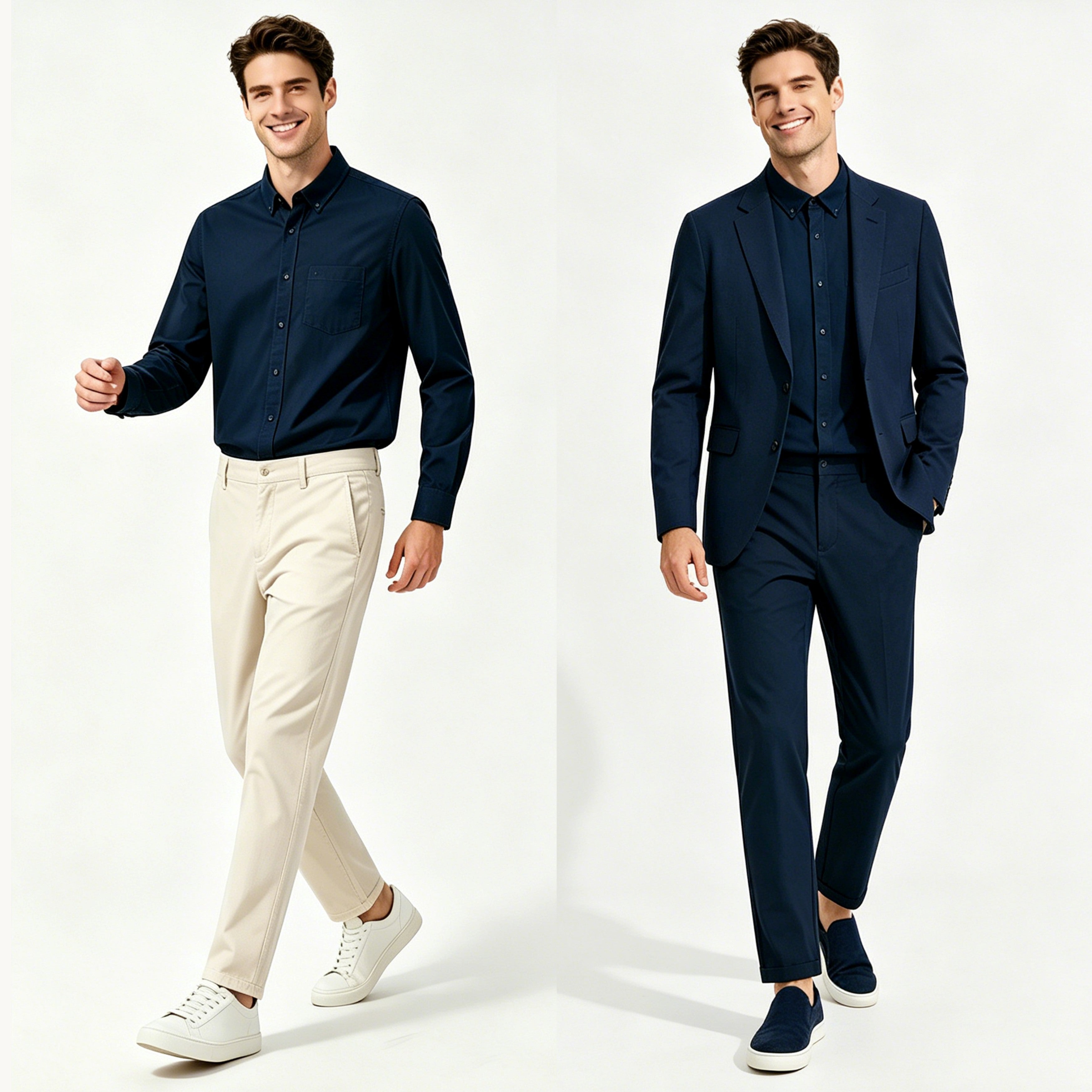 STHD4024434-1 Letang Business Commuting Longsleeves Shirts