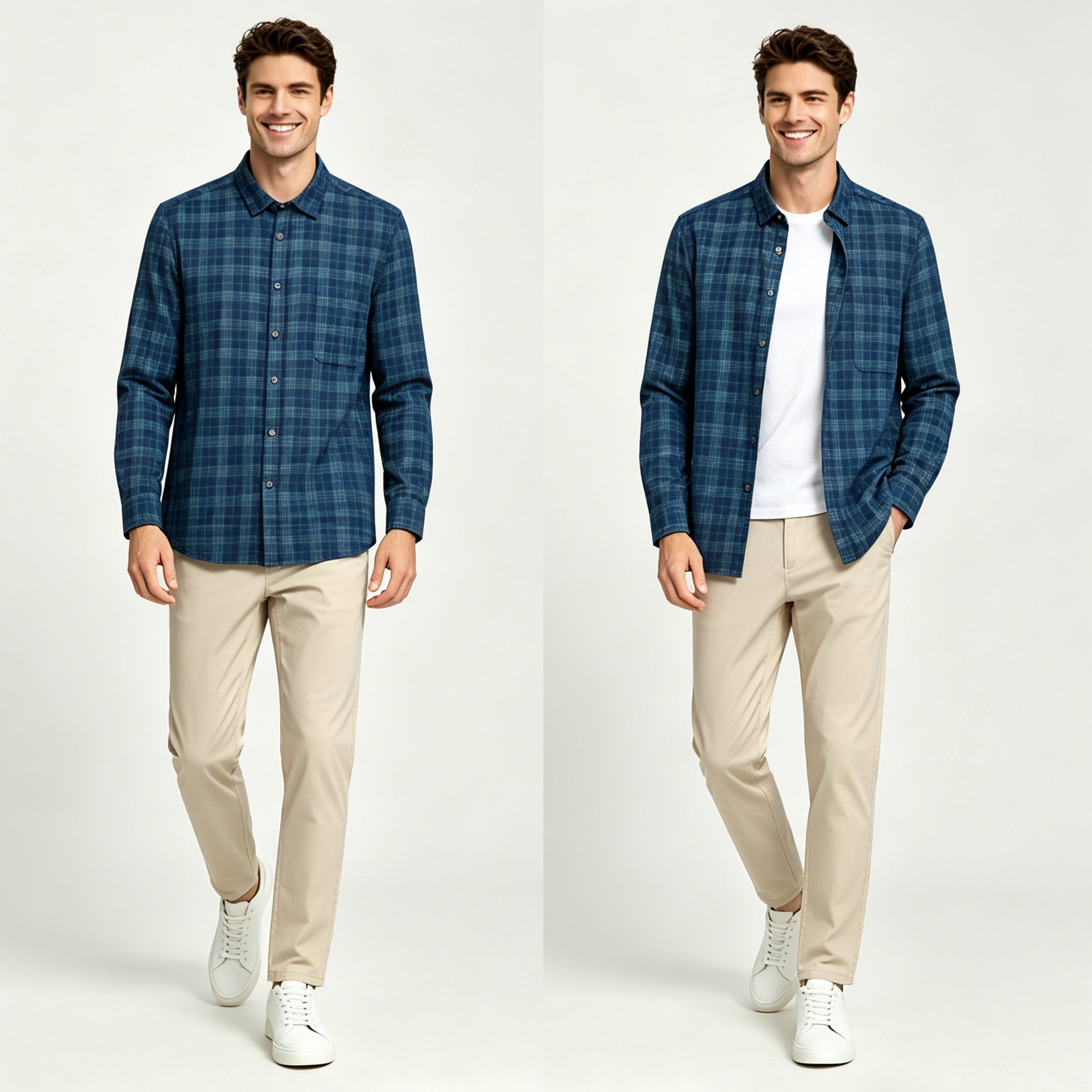 STCC001 Lengtang Daily Casual Longsleeves Shirts