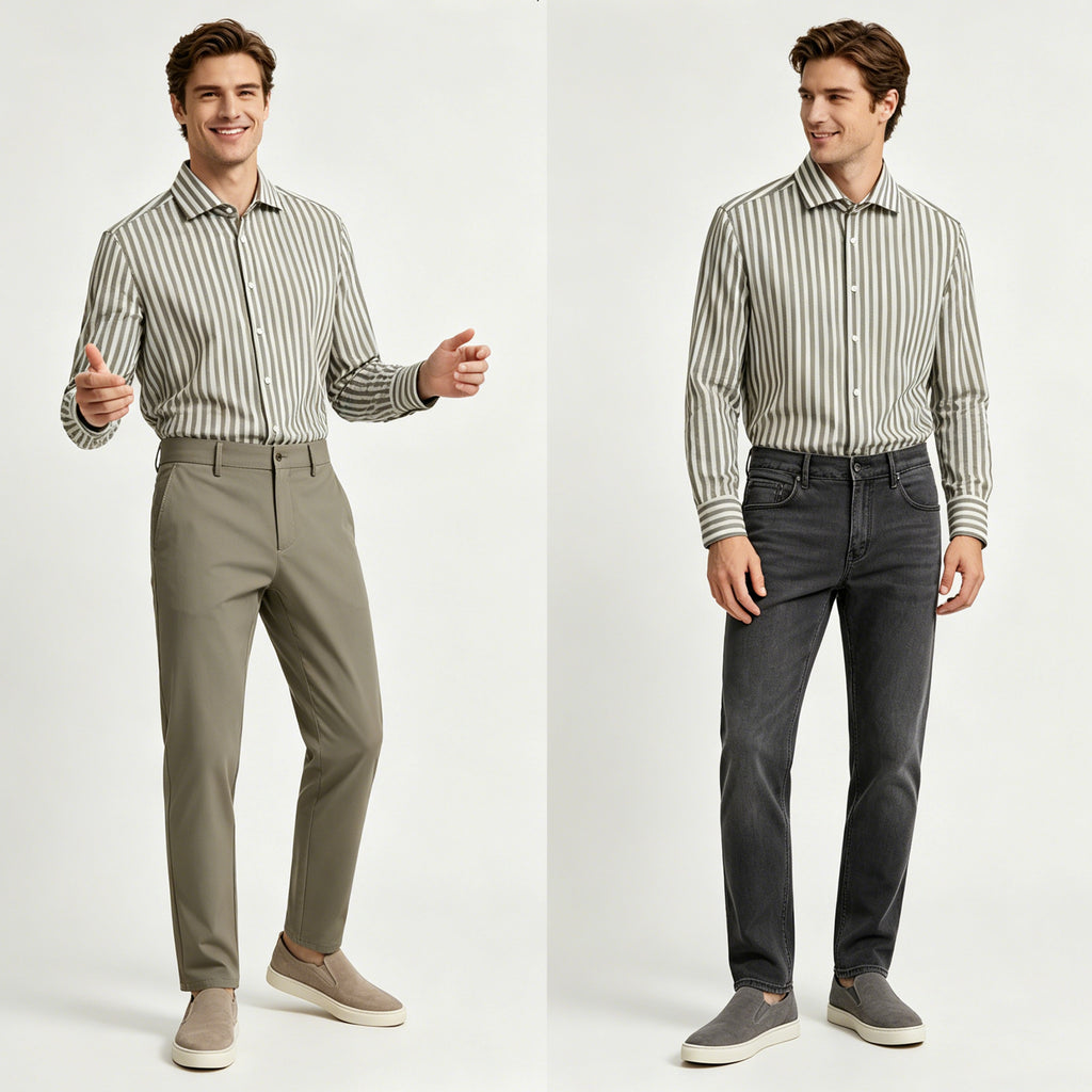 STFDESQ-9037 Lengtang Daily Casual Longsleeves Shirts