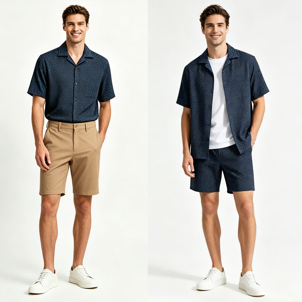 STNH001 Lengtang Design Shortsleeves Shirts