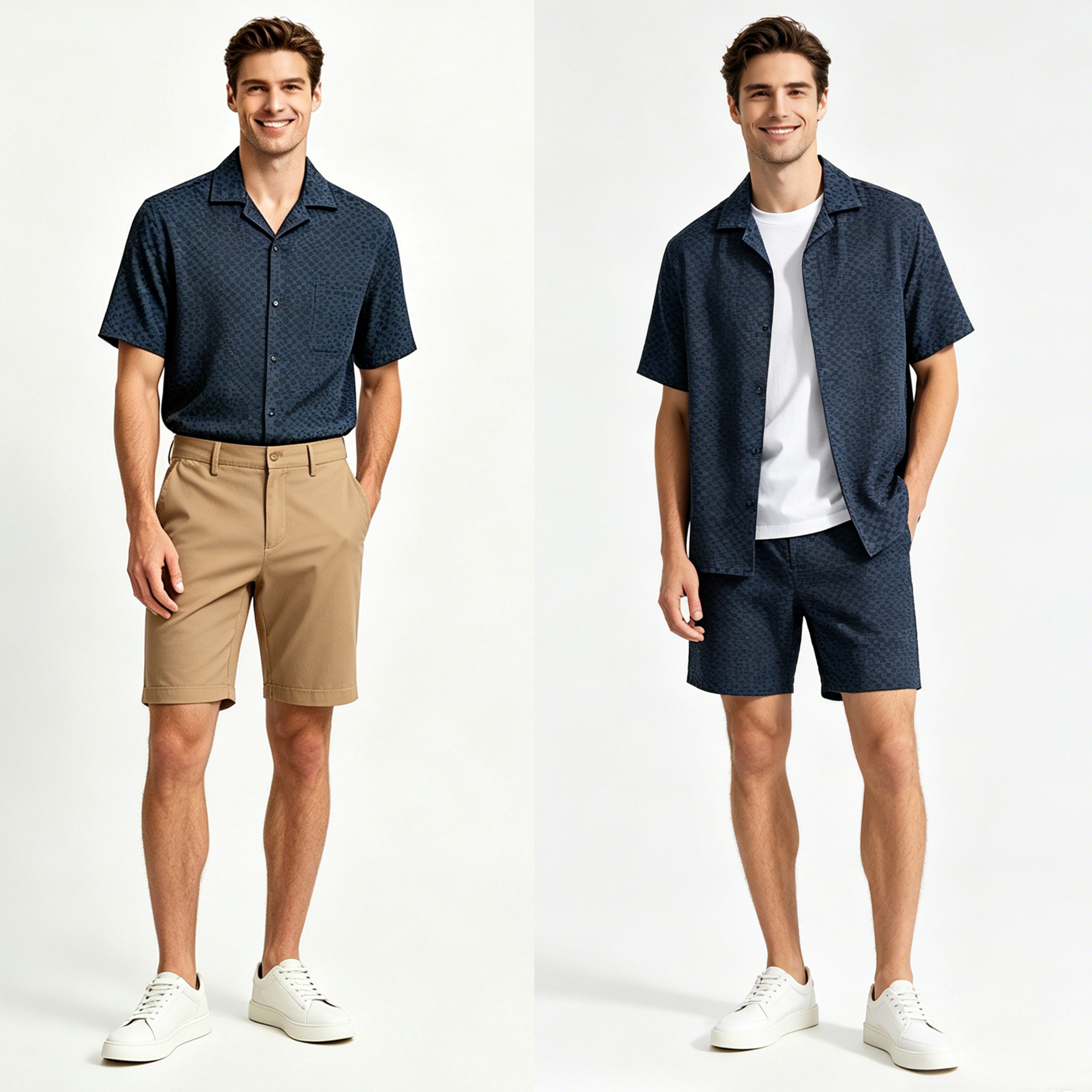STNH001 Lengtang Design Shortsleeves Shirts