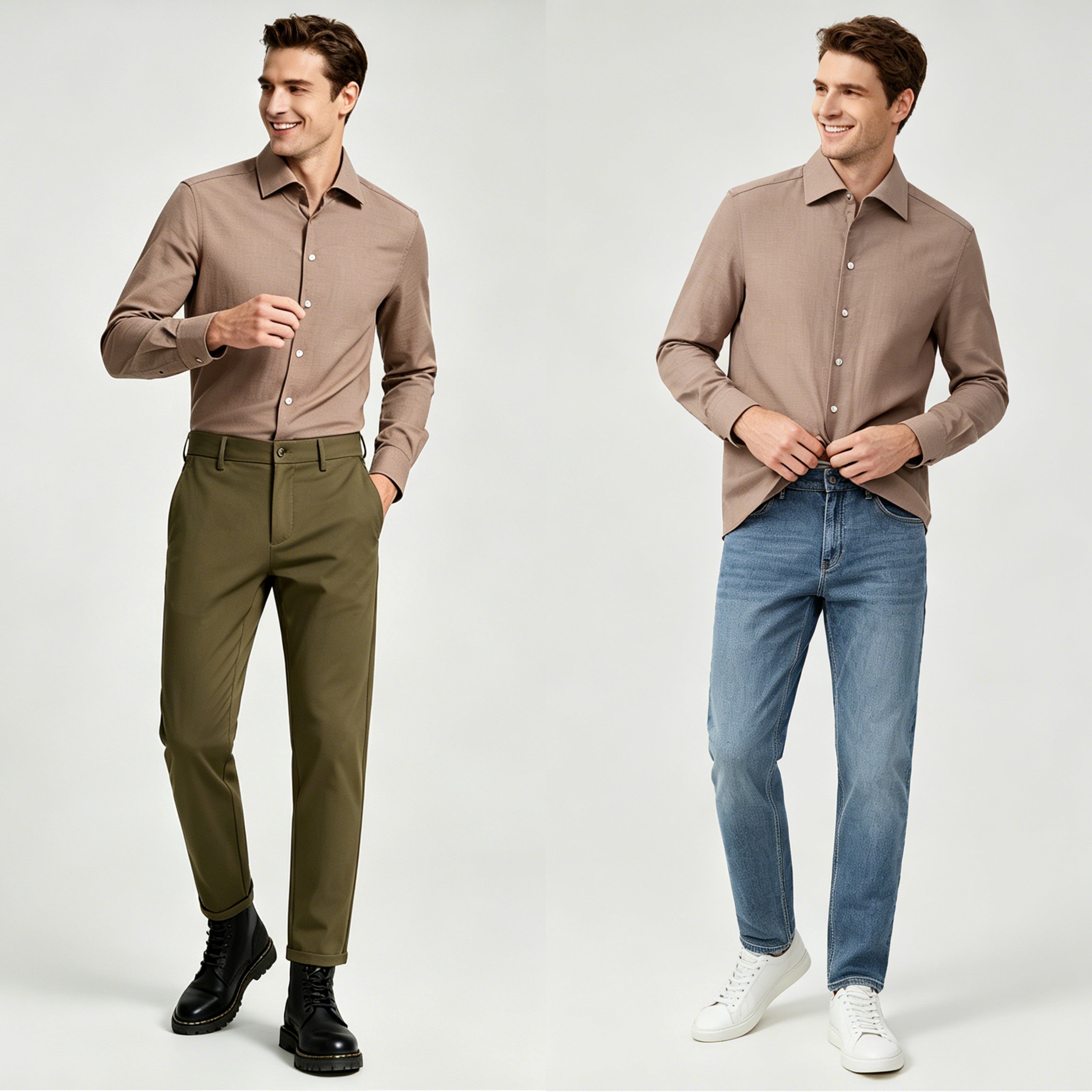 STFD701-7 Letang Business Commuting Longsleeves Shirts