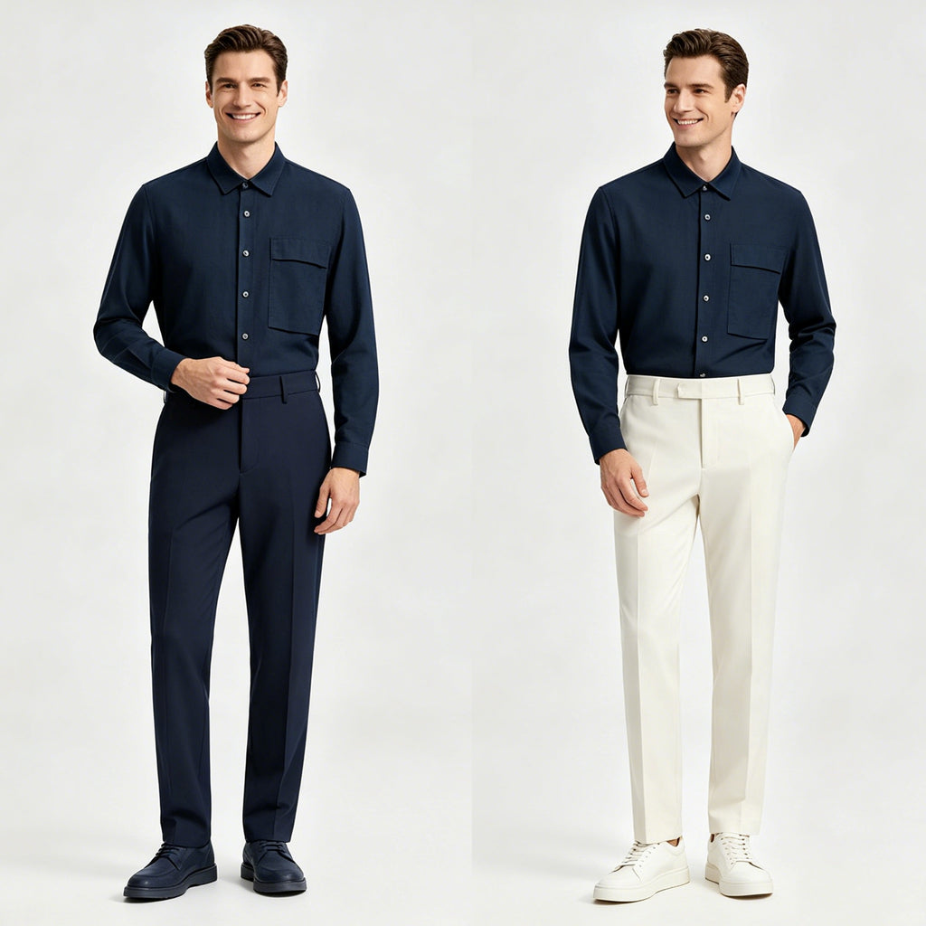STBKD86208 Lengtang Design Longsleeves Shirts