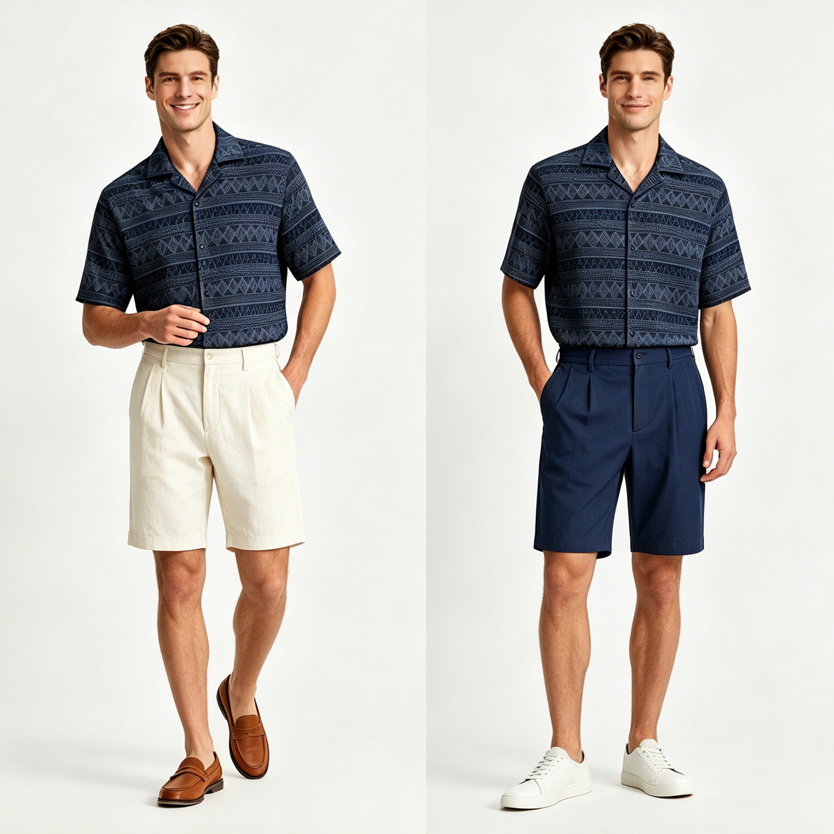 STNH003 Lengtang Design Shortsleeves Shirts