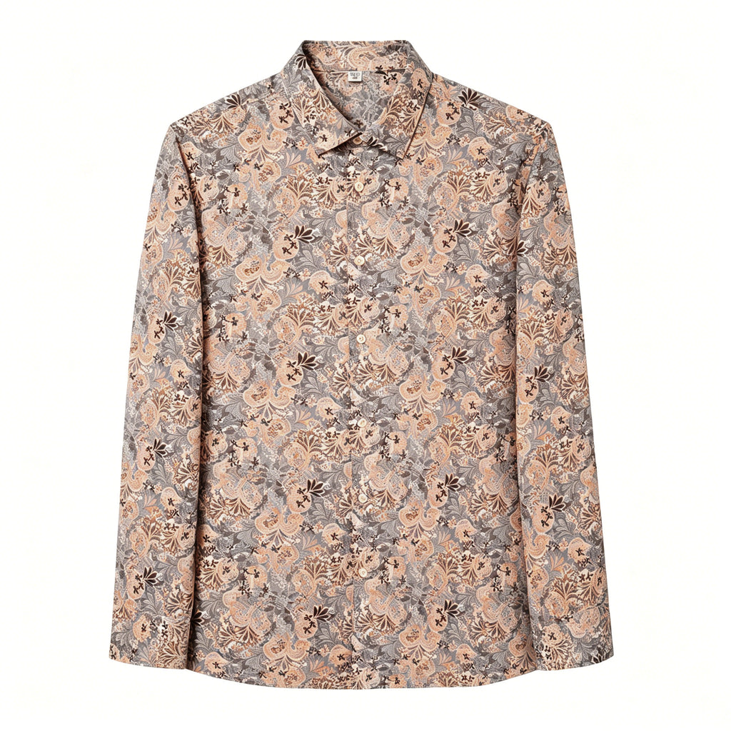 STFDESQ8056 Lengtang Printed Resort Style Shortsleeves Shirts