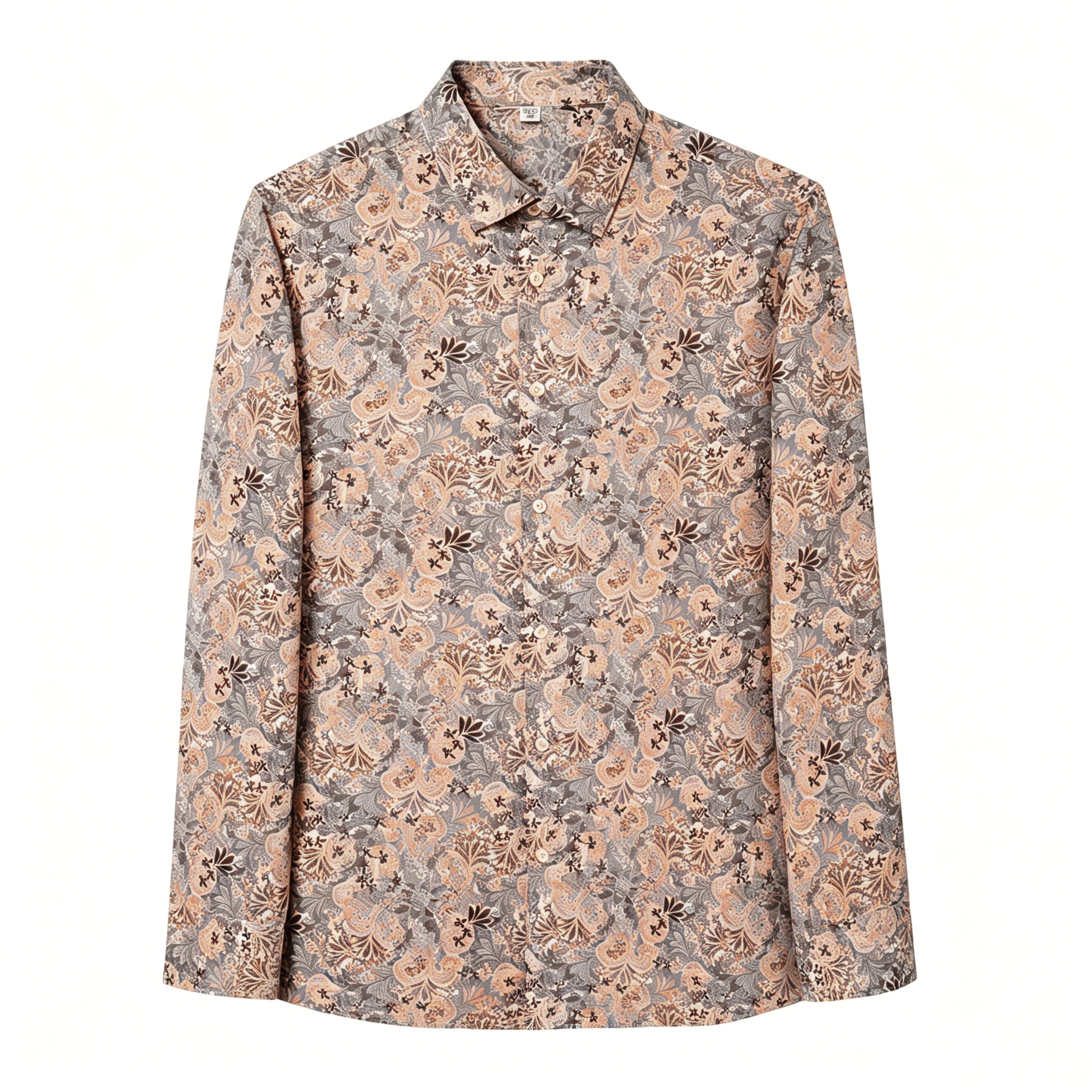 STFDESQ8056 Lengtang Printed Resort Style Shortsleeves Shirts