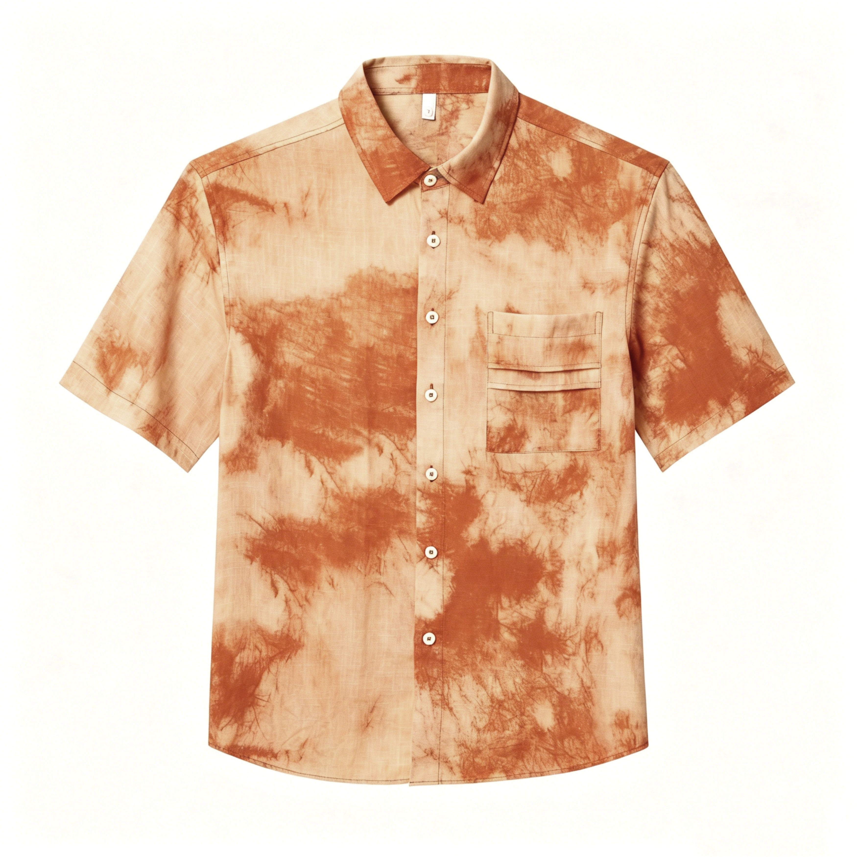 STBKD85326 Lengtang Printed Resort Style Shortsleeves Shirts
