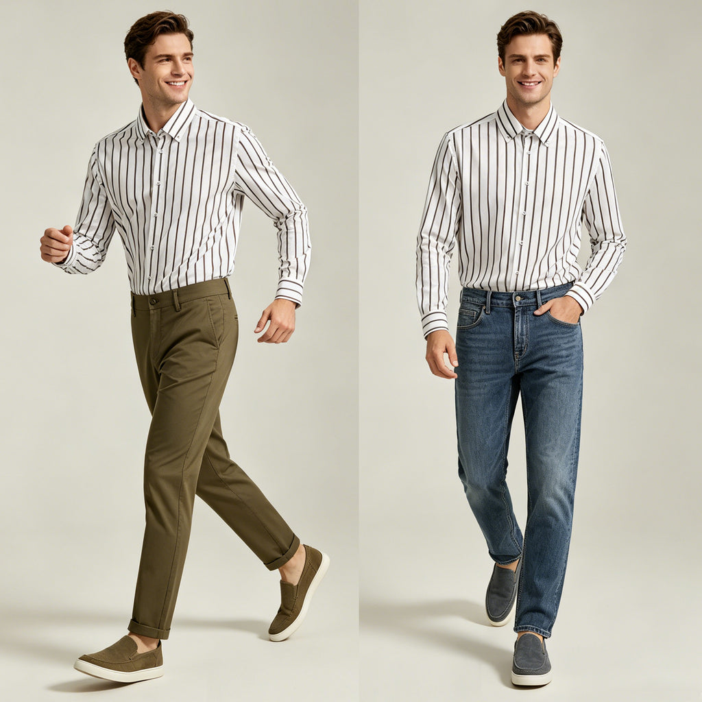 STFDESQ-8029 Lengtang Daily Casual Longsleeves Shirts
