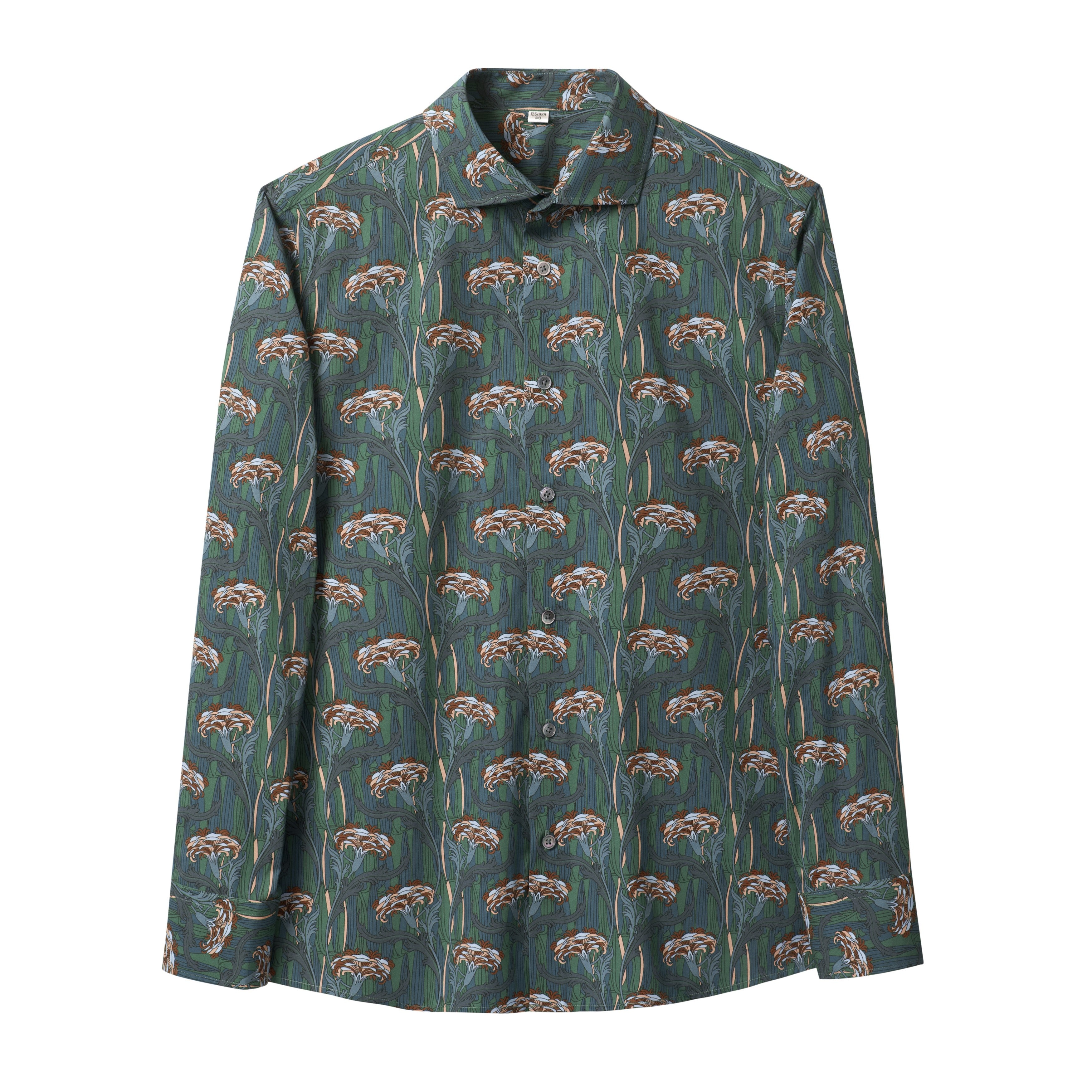 STFDESQ8059 Lengtang Printed Resort Style Shortsleeves Shirts