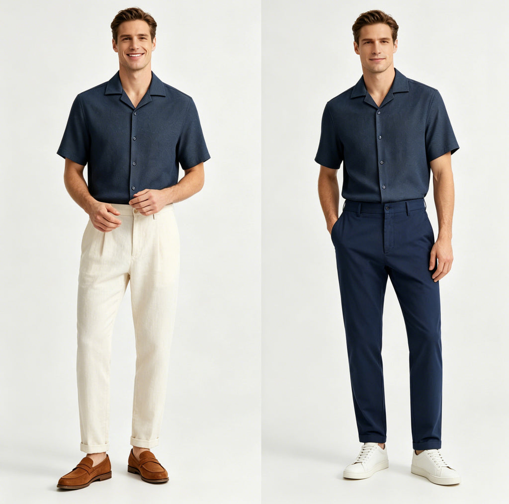STNH004 Lengtang Design Shortsleeves Shirts