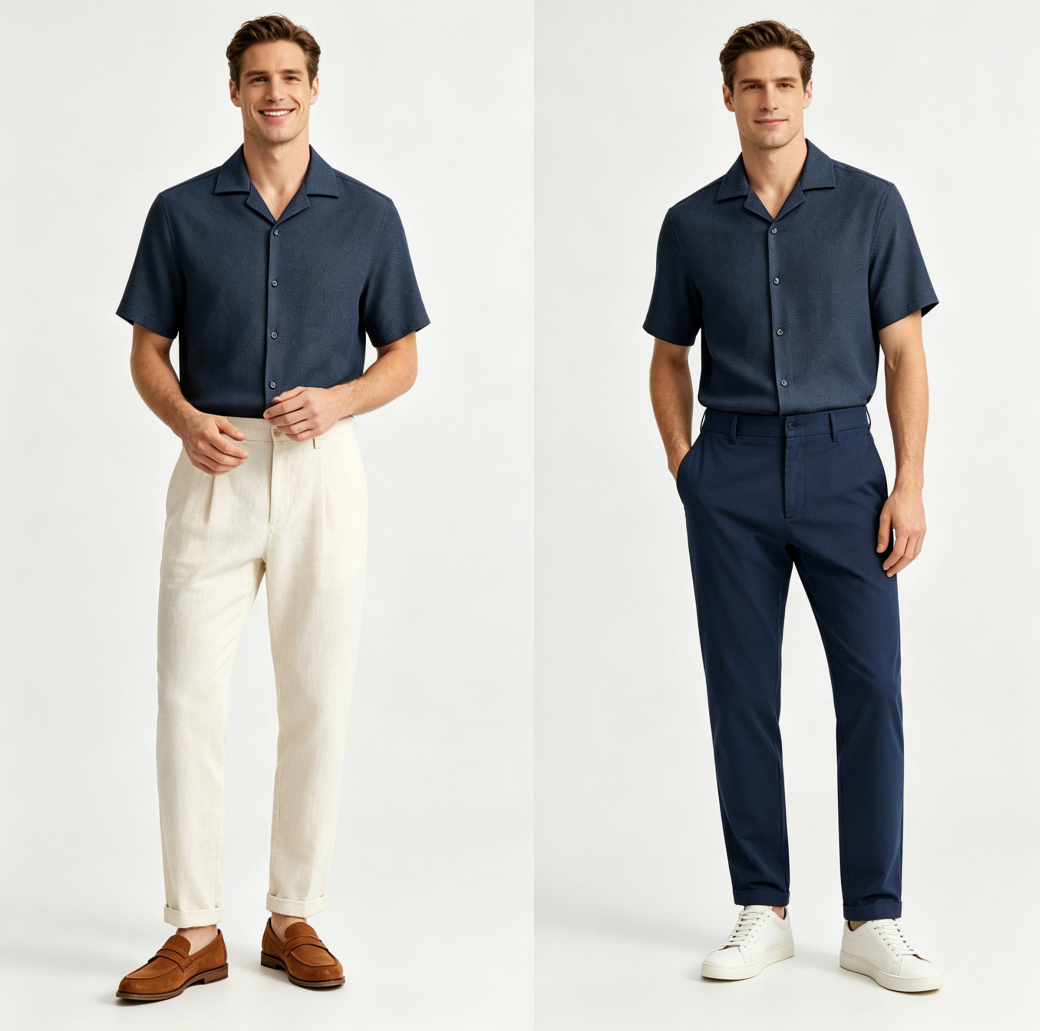 STNH004 Lengtang Design Shortsleeves Shirts