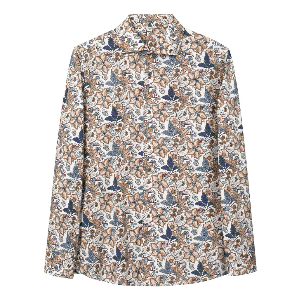 STFDESQ8058 Lengtang Printed Resort Style Shortsleeves Shirts