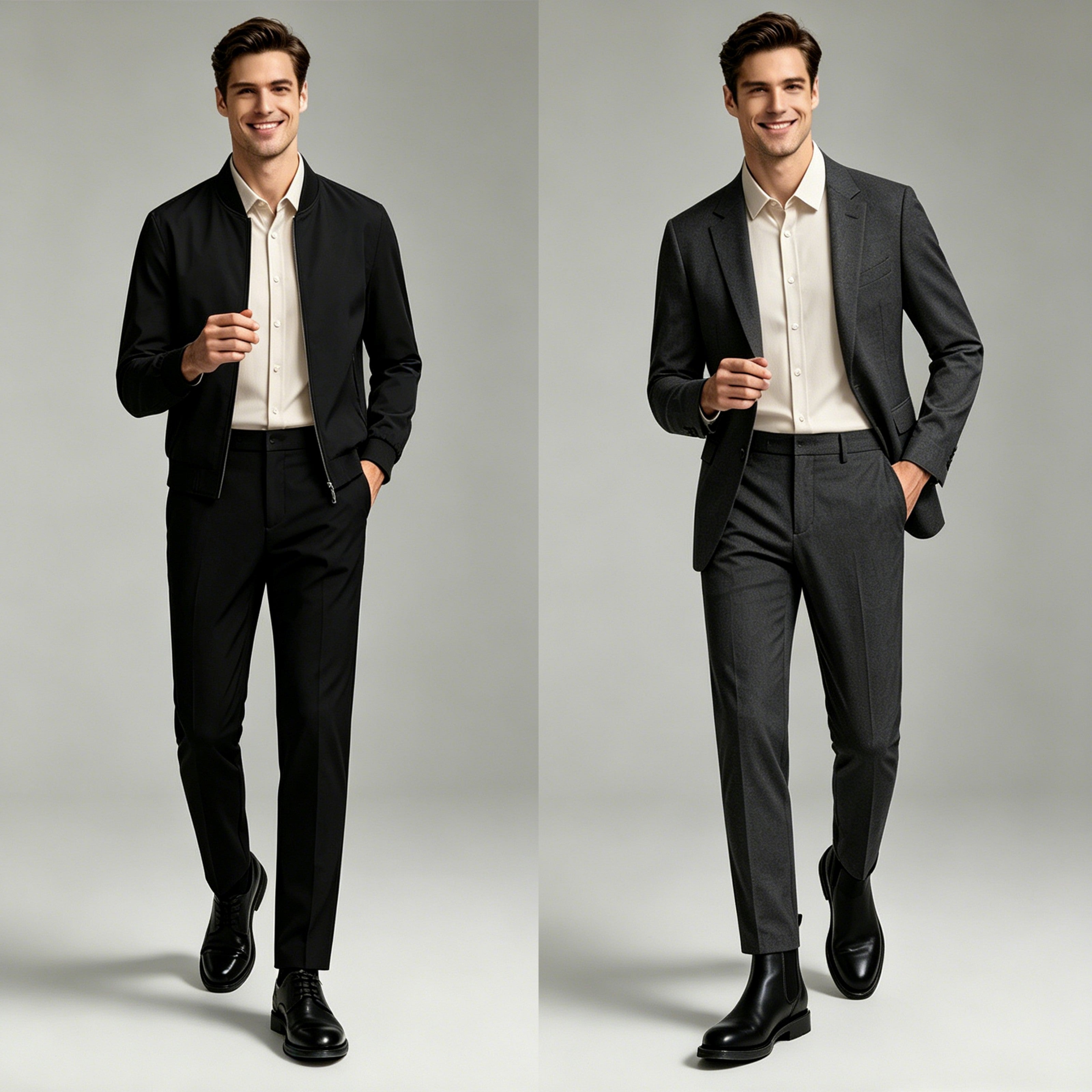 STFD701-2 Letang Business Commuting Longsleeves Shirts