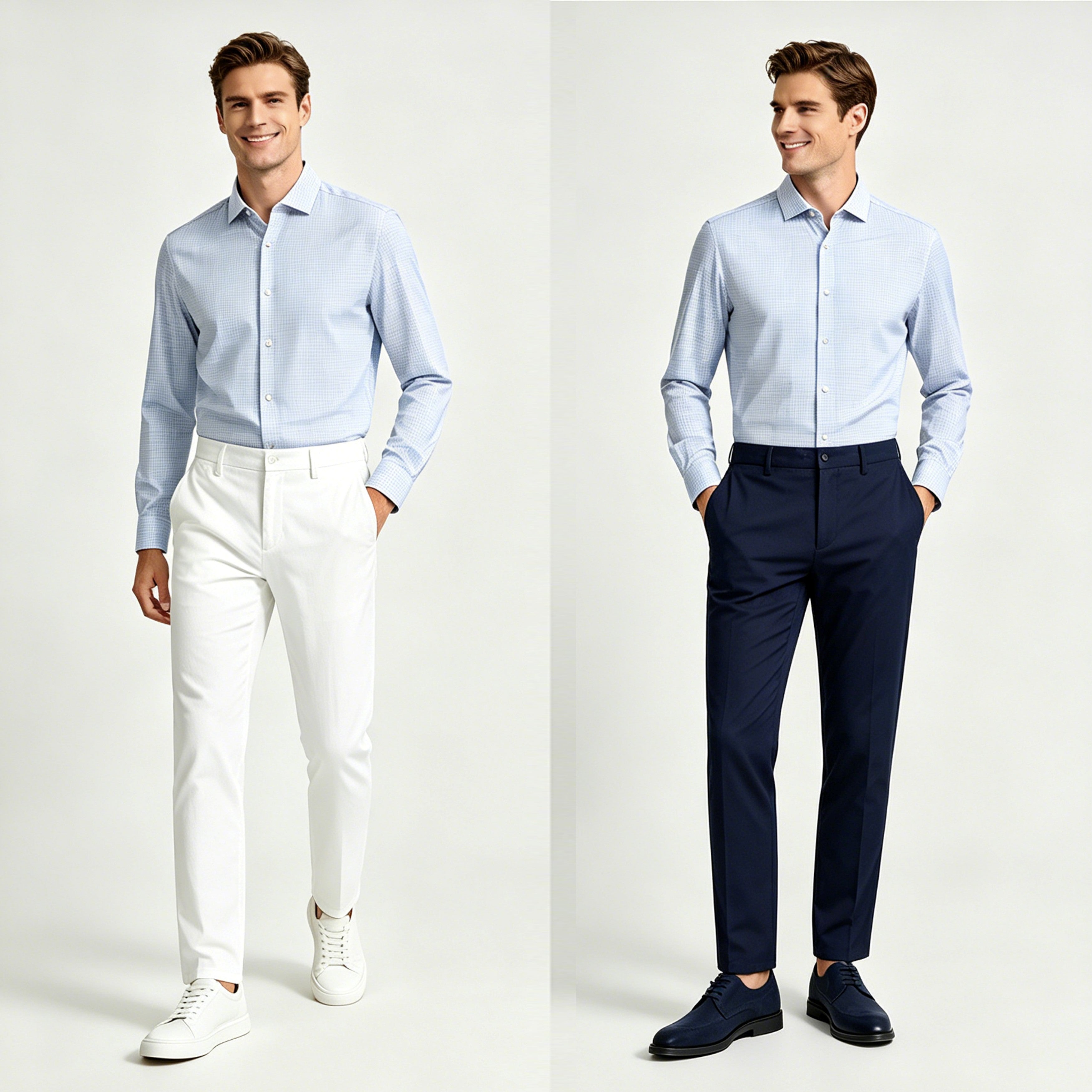STNH006-NLS Lengtang Daily Casual Longsleeves Shirts