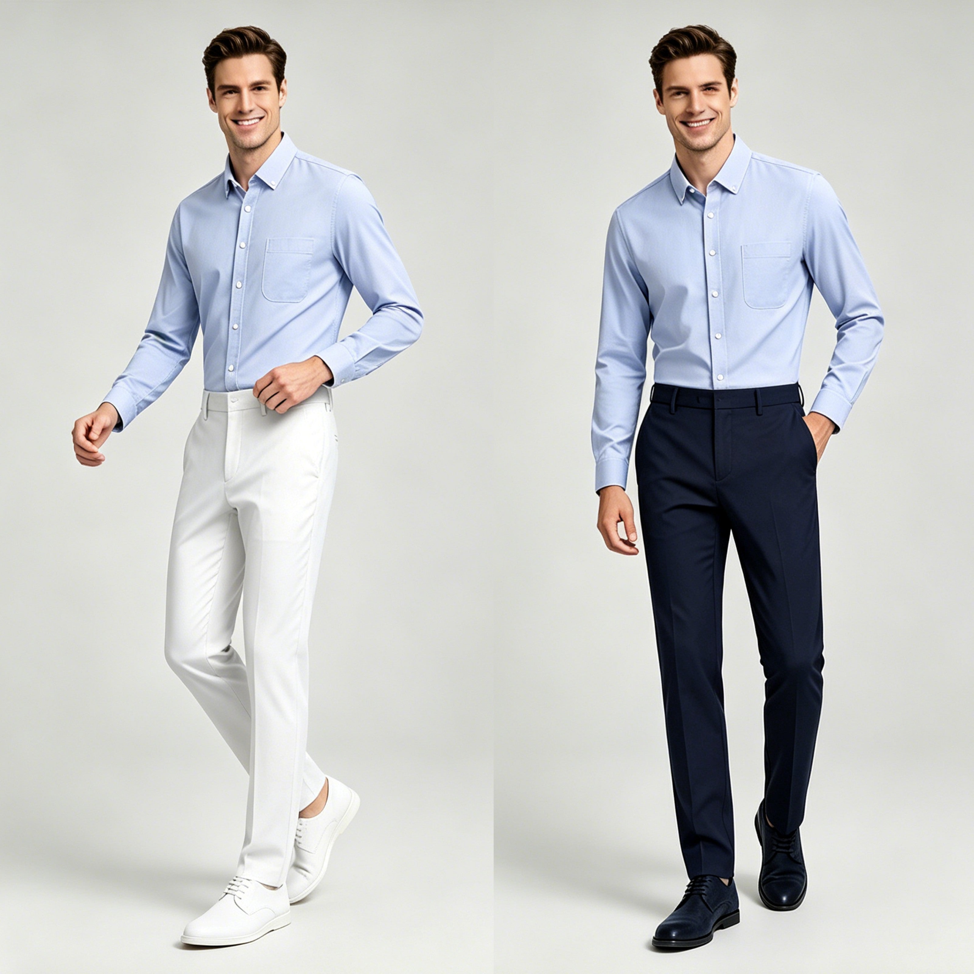 STFD001 Lengtang Daily Casual Longsleeves Shirts