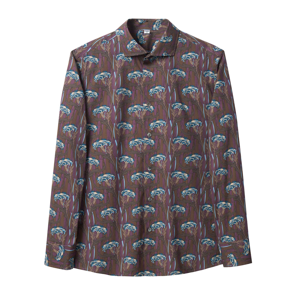 STFDESQ8059 Lengtang Printed Resort Style Shortsleeves Shirts