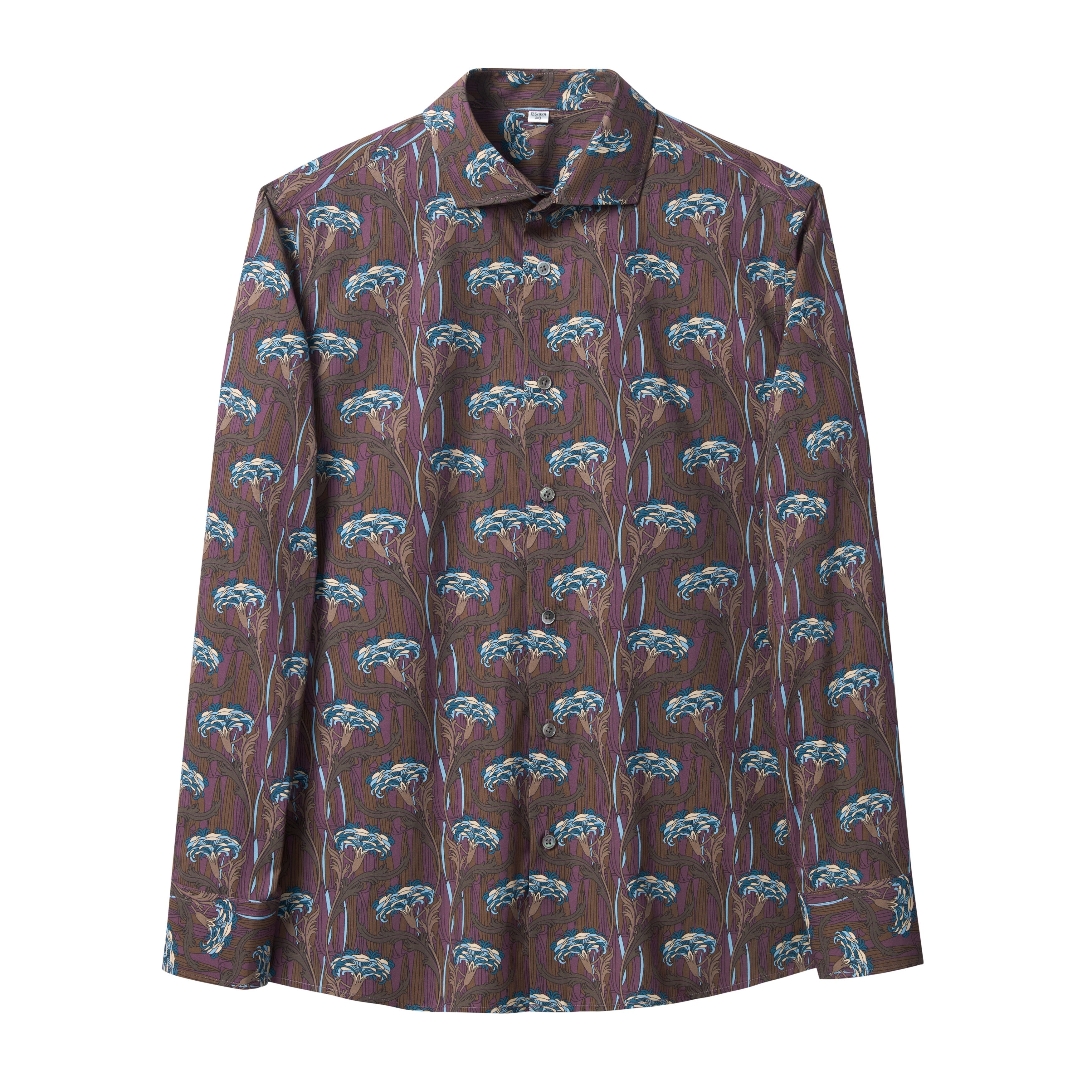 STFDESQ8059 Lengtang Printed Resort Style Shortsleeves Shirts