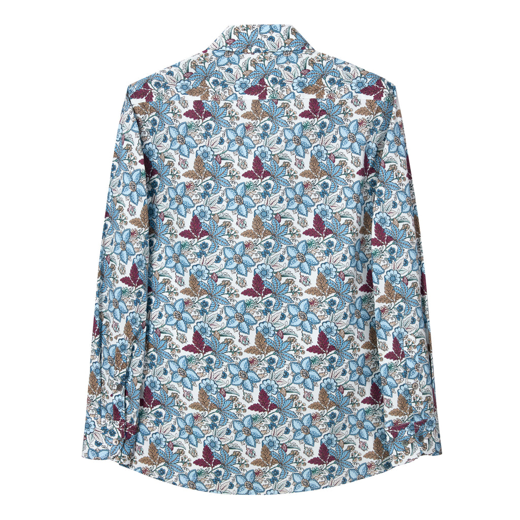 STFDESQ8058 Lengtang Printed Resort Style Shortsleeves Shirts