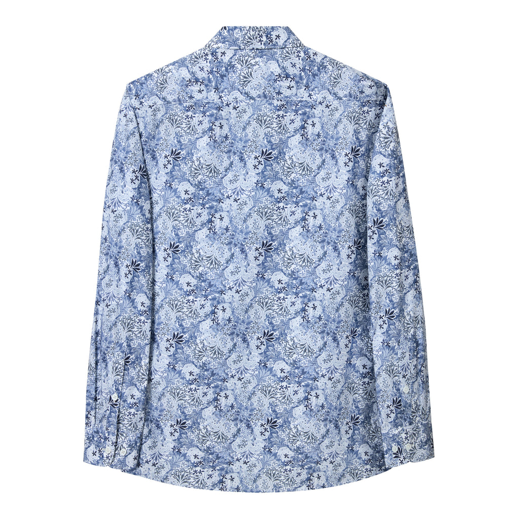 STFDESQ8056 Lengtang Printed Resort Style Shortsleeves Shirts