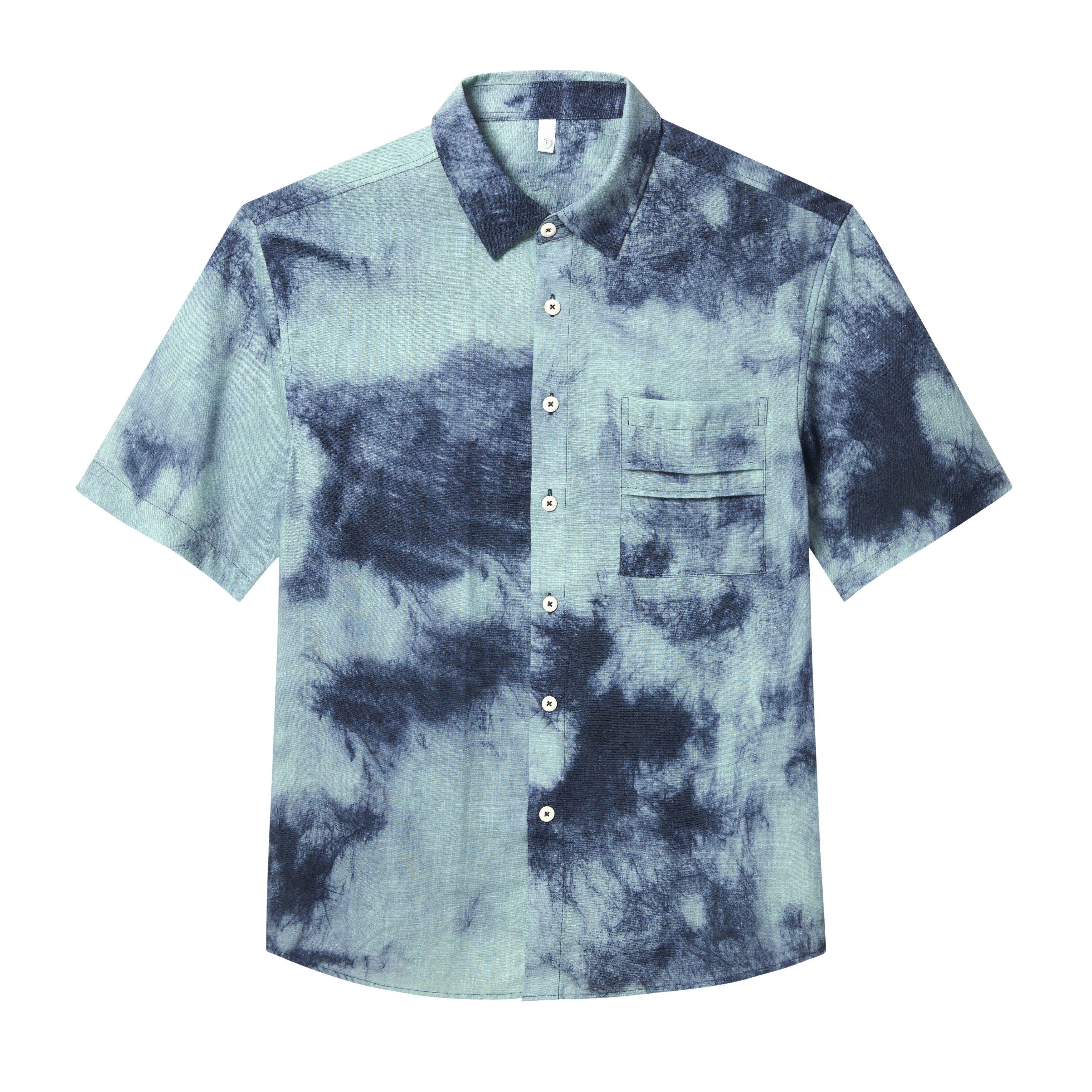 STBKD85326 Lengtang Printed Resort Style Shortsleeves Shirts