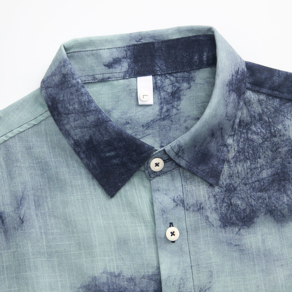 STBKD85326 Lengtang Printed Resort Style Shortsleeves Shirts
