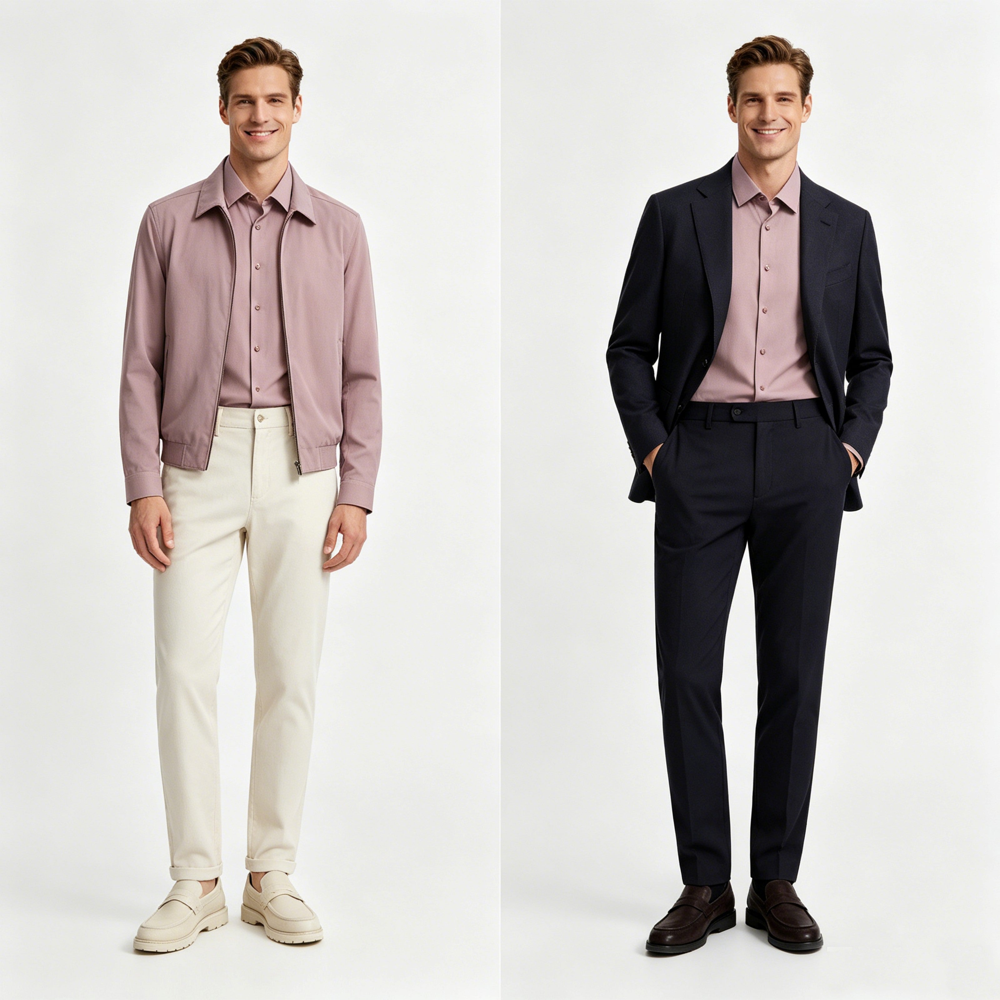 STFD701-5 Letang Business Commuting Longsleeves Shirts