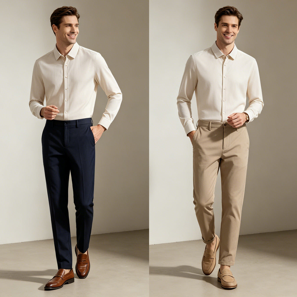 STFD701-2 Letang Business Commuting Longsleeves Shirts