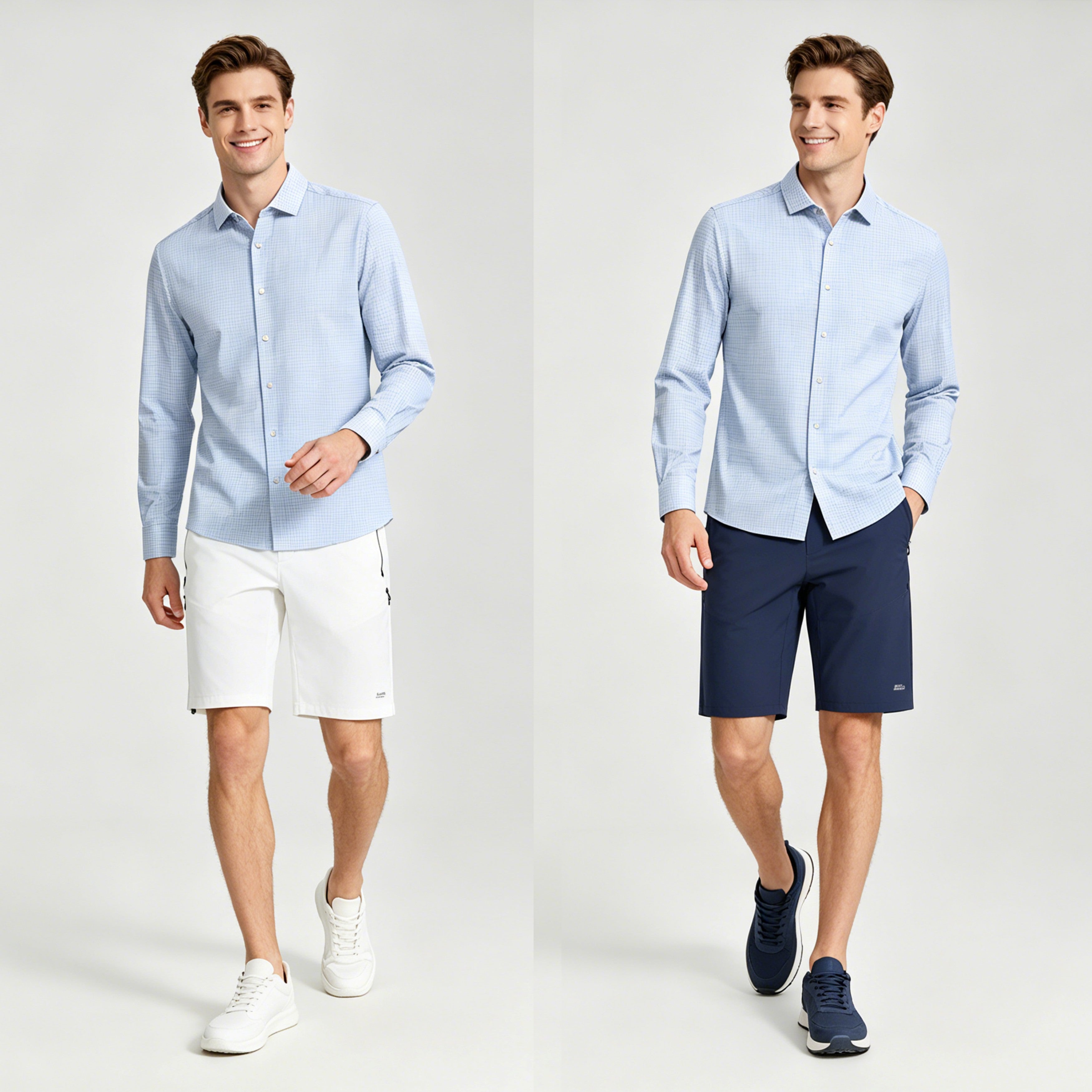 STNH006-NLS Lengtang Daily Casual Longsleeves Shirts