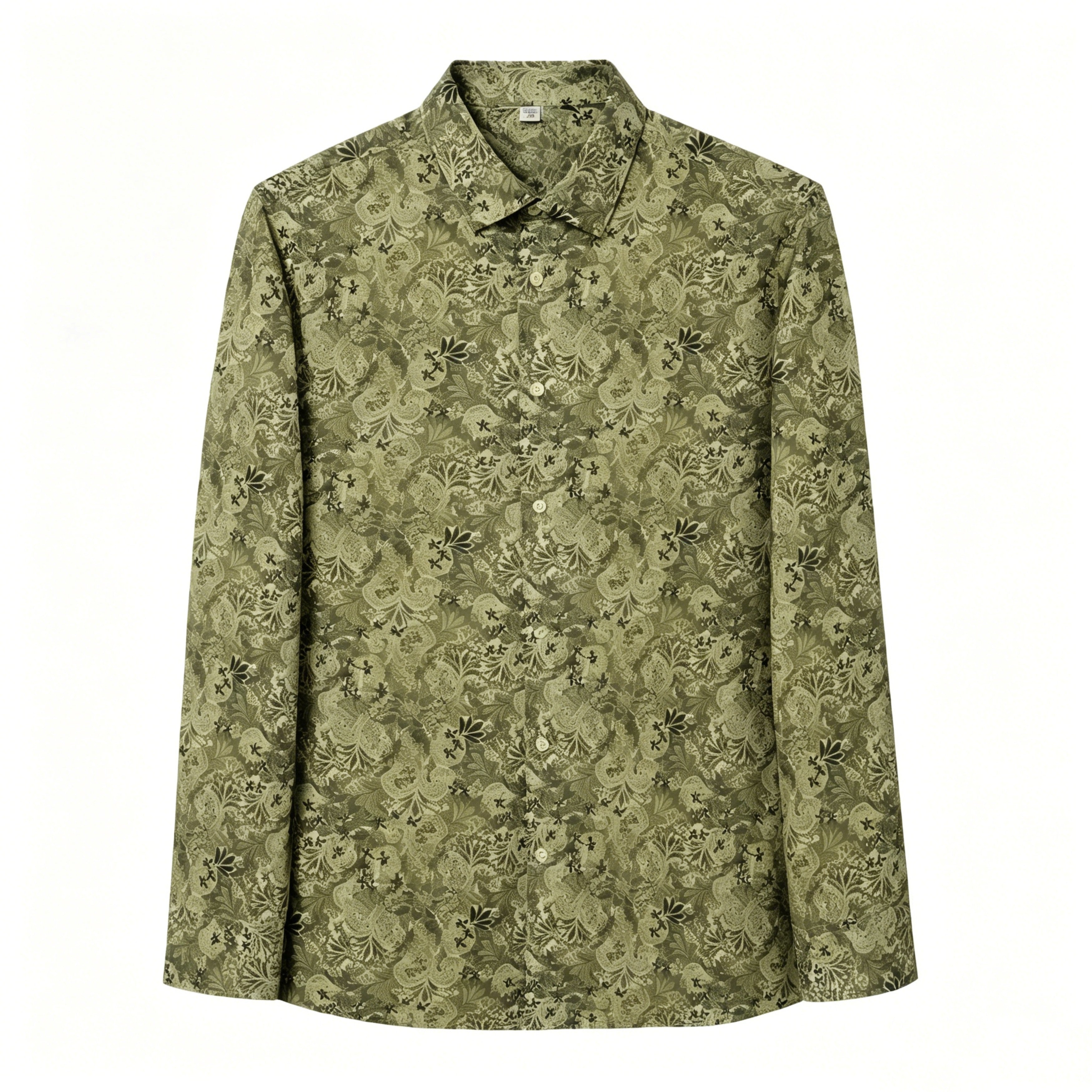 STFDESQ8056 Lengtang Printed Resort Style Shortsleeves Shirts
