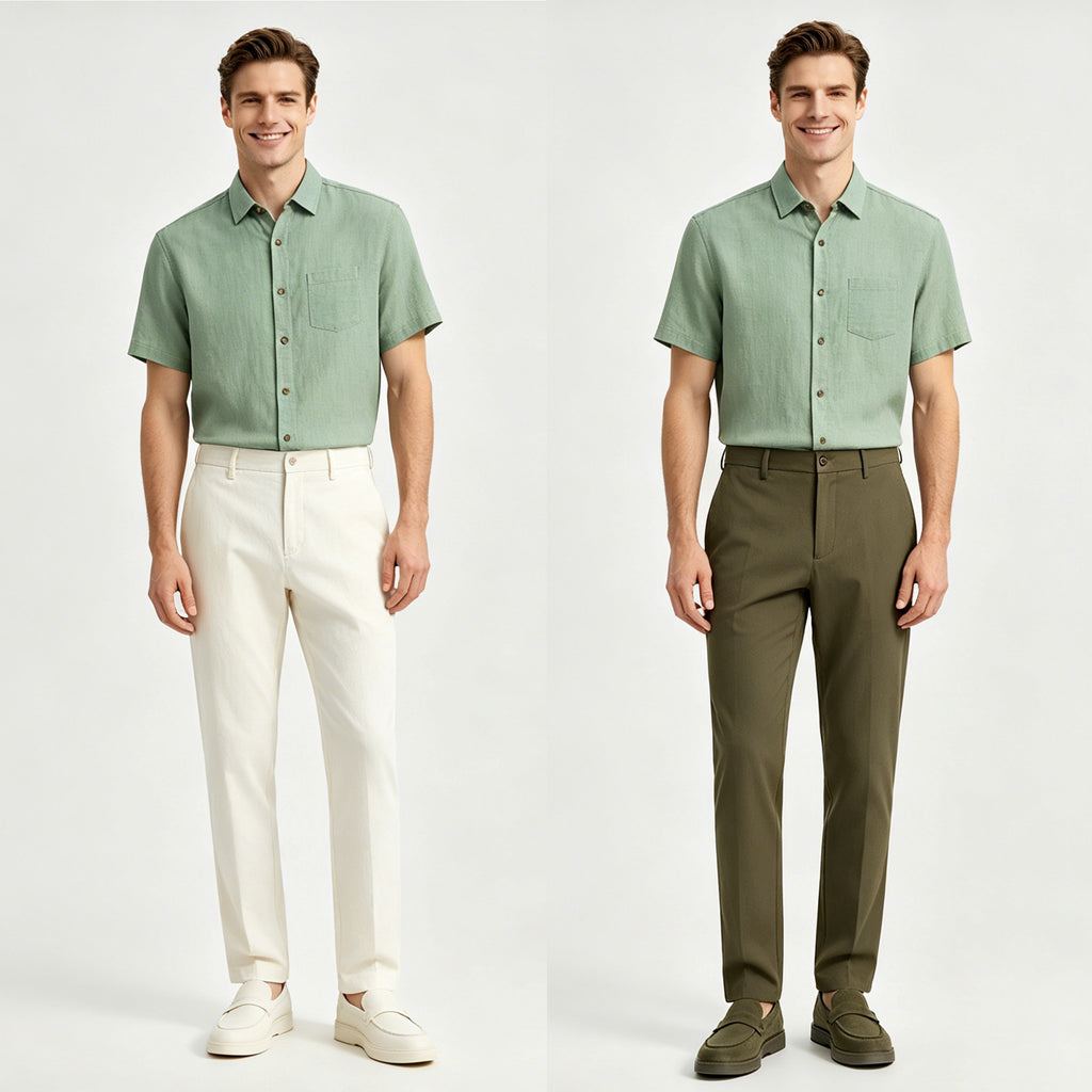 ST1038073 Lengtang Daily Casual Shortsleeves Shirts
