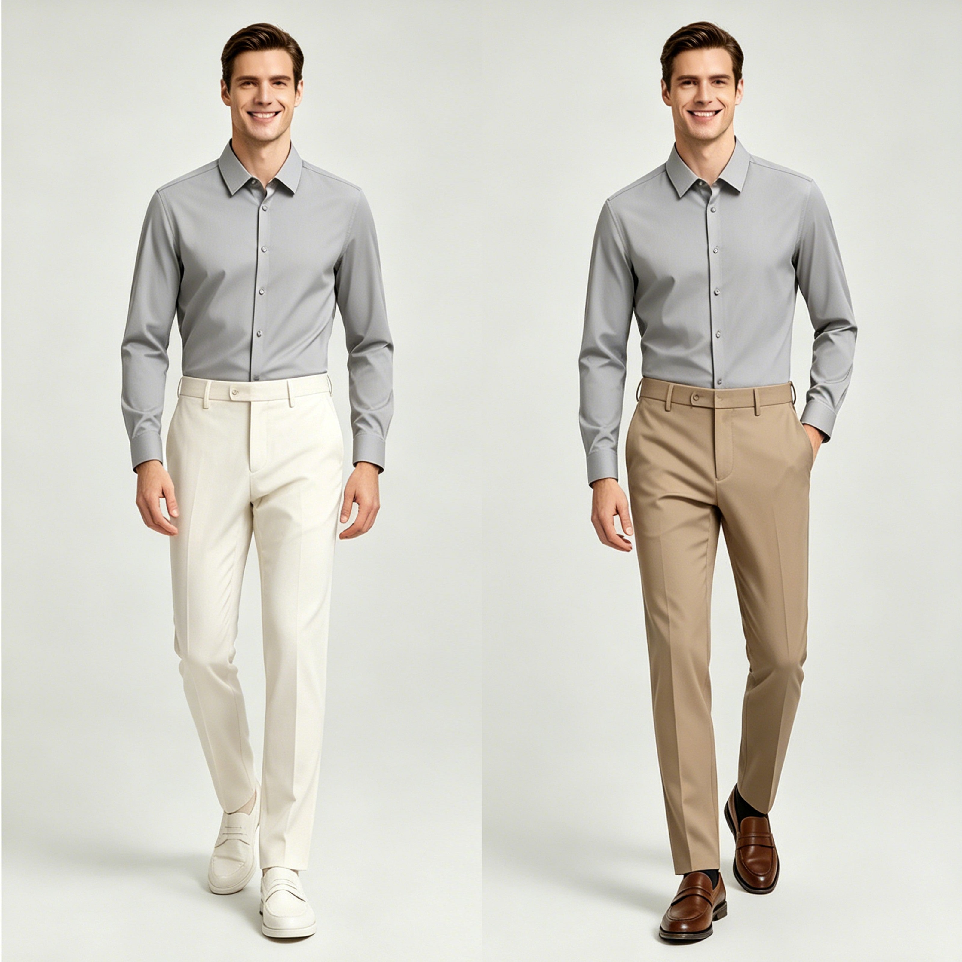 STFD701-15  Letang Business Commuting Longsleeves Shirts