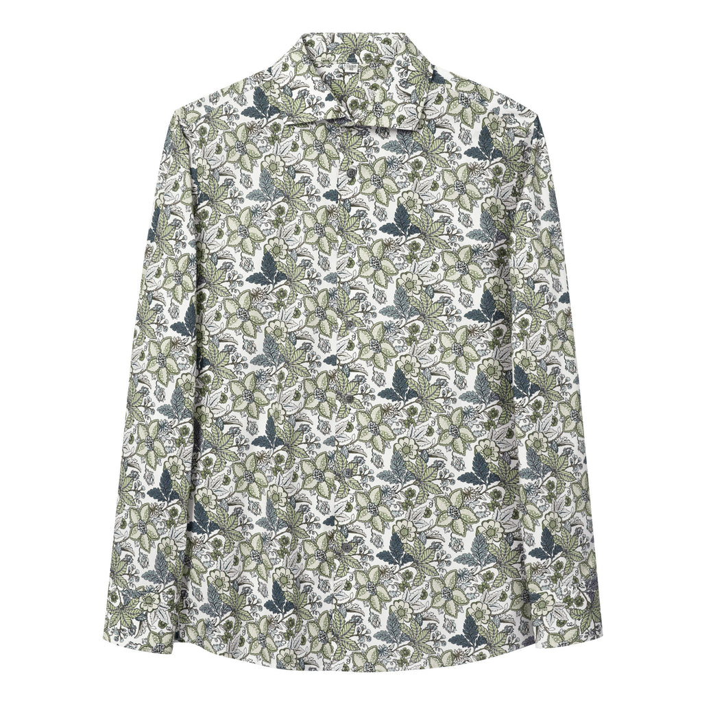 STFDESQ8058 Lengtang Printed Resort Style Shortsleeves Shirts