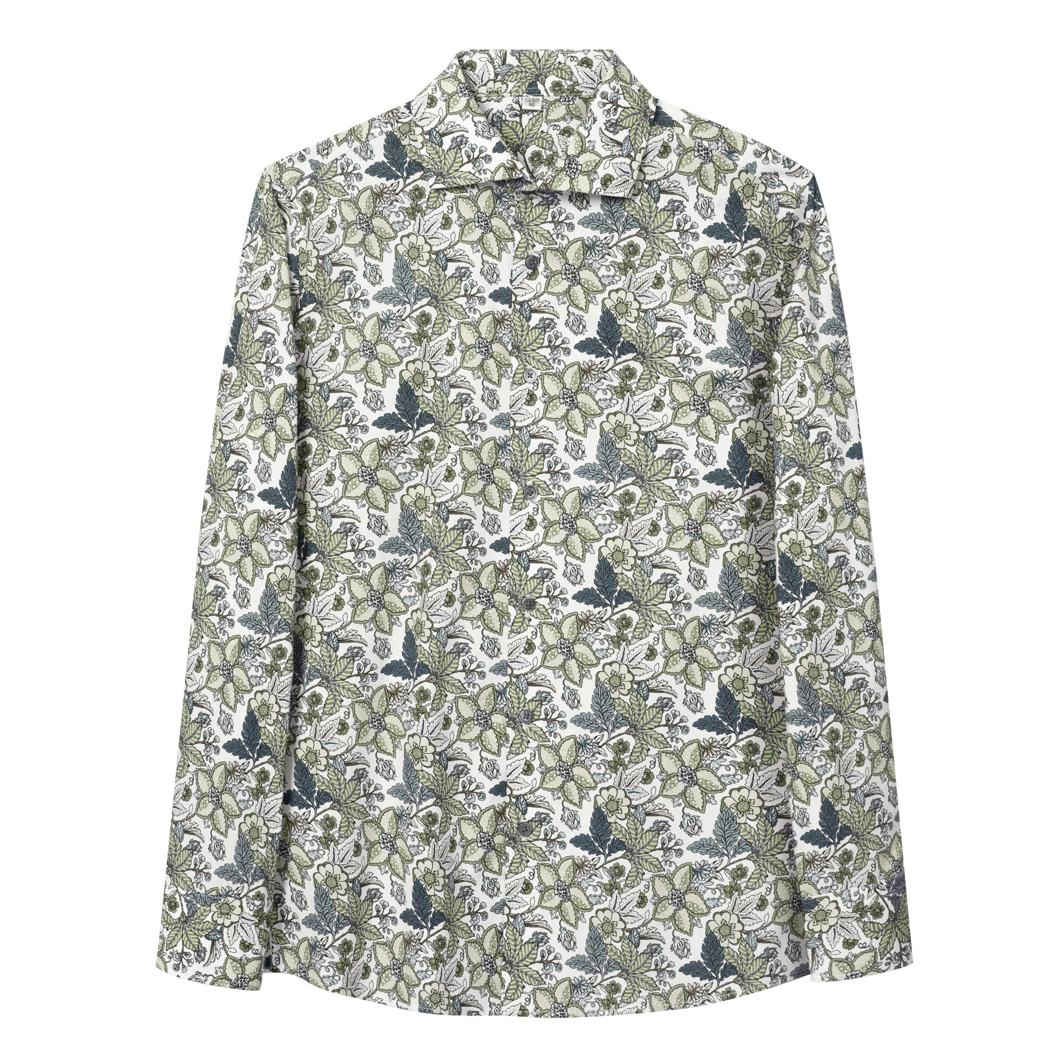 STFDESQ8058 Lengtang Printed Resort Style Shortsleeves Shirts