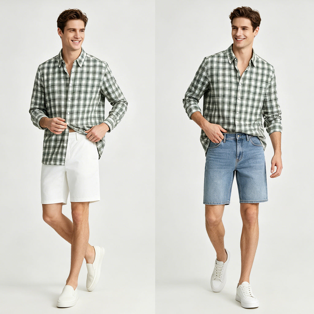 STHD3182517 Lengtang Daily Casual Longsleeves Shirts
