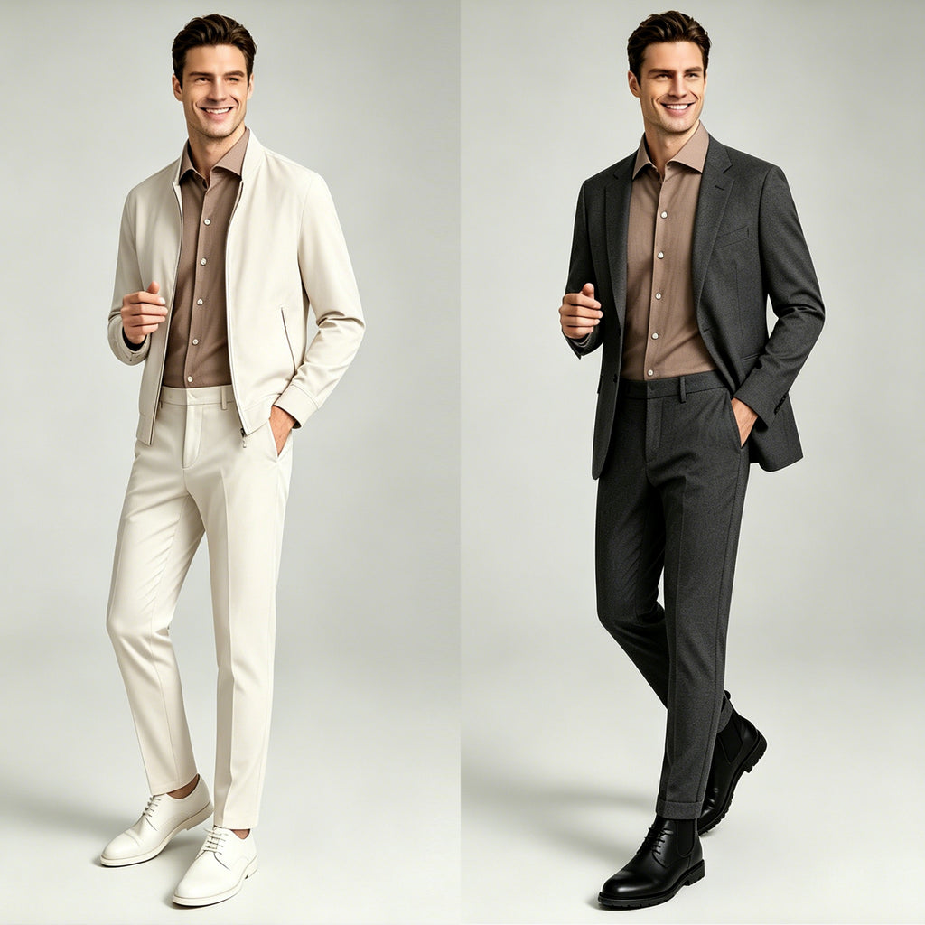 STFD701-7 Letang Business Commuting Longsleeves Shirts