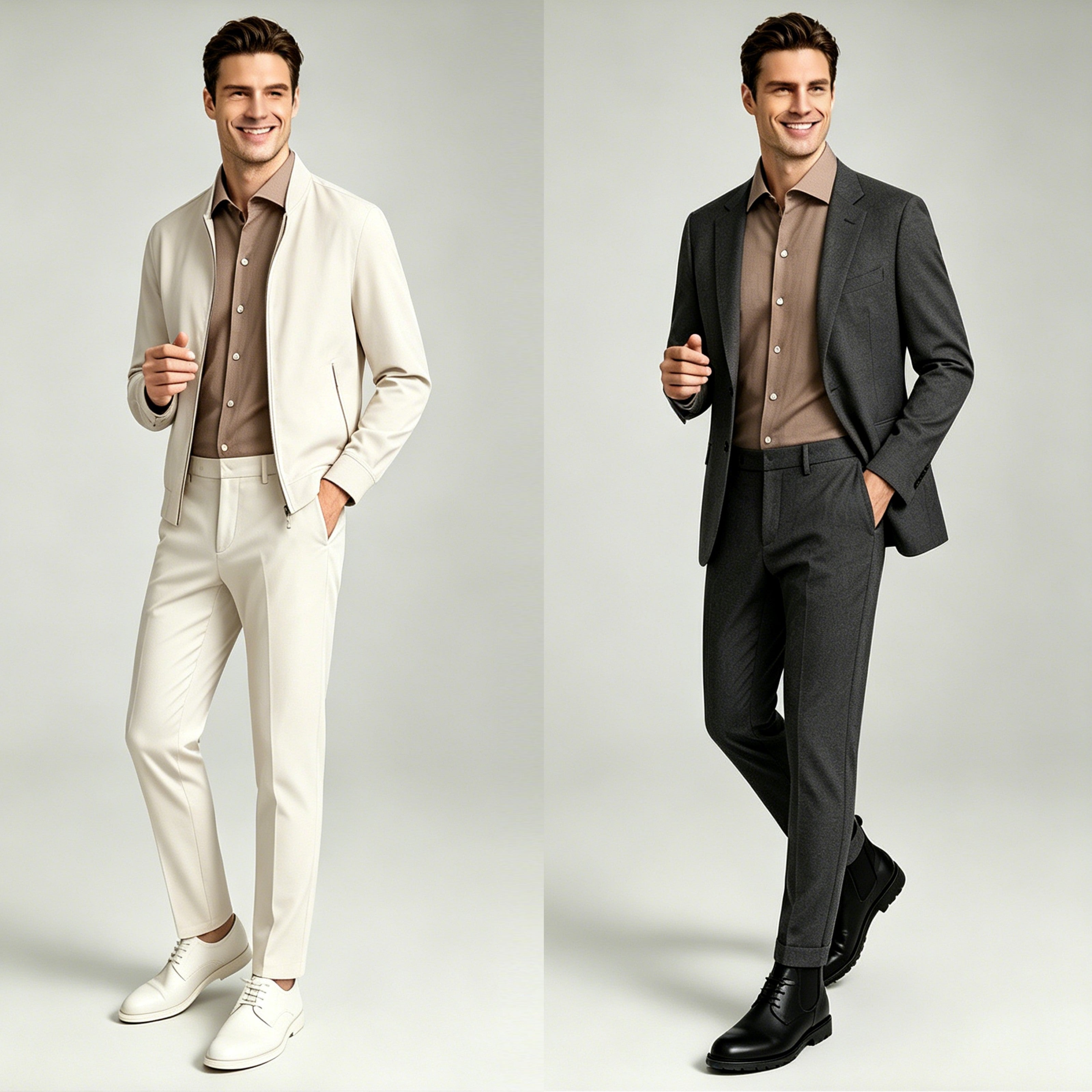 STFD701-7 Letang Business Commuting Longsleeves Shirts