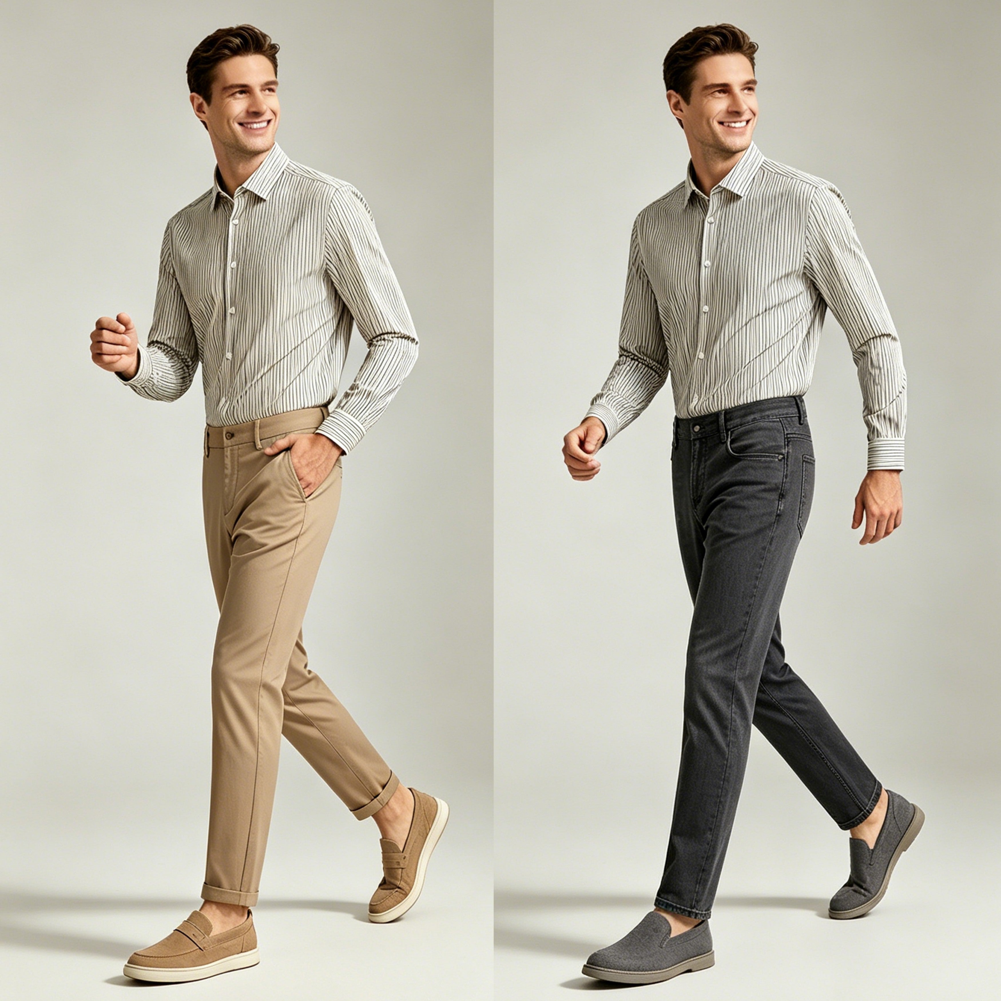 STFDFM200-17 Letang Business Commuting Longsleeves Shirts
