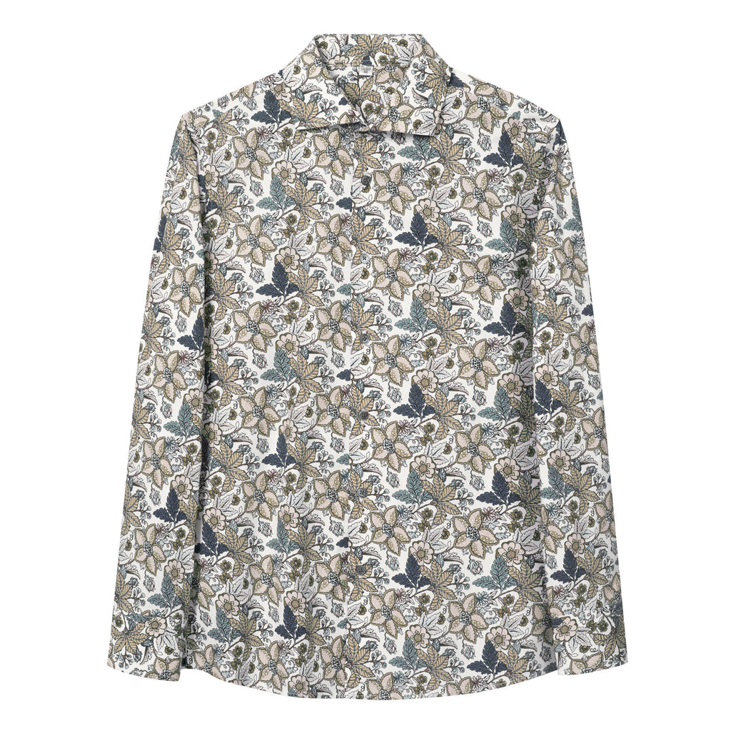 STFDESQ8058 Lengtang Printed Resort Style Shortsleeves Shirts