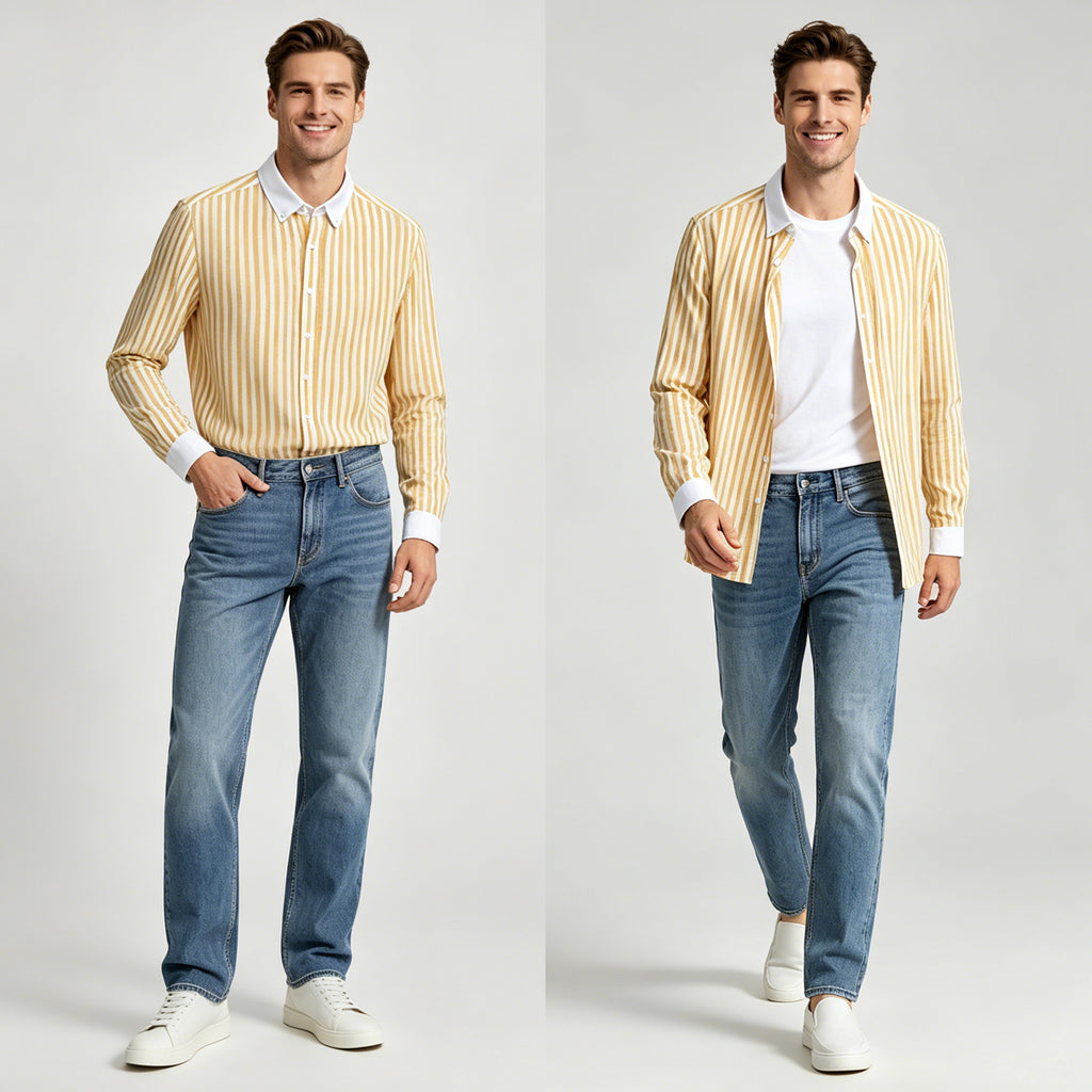 STFD3251826  Lengtang Daily Casual Longsleeves Shirts