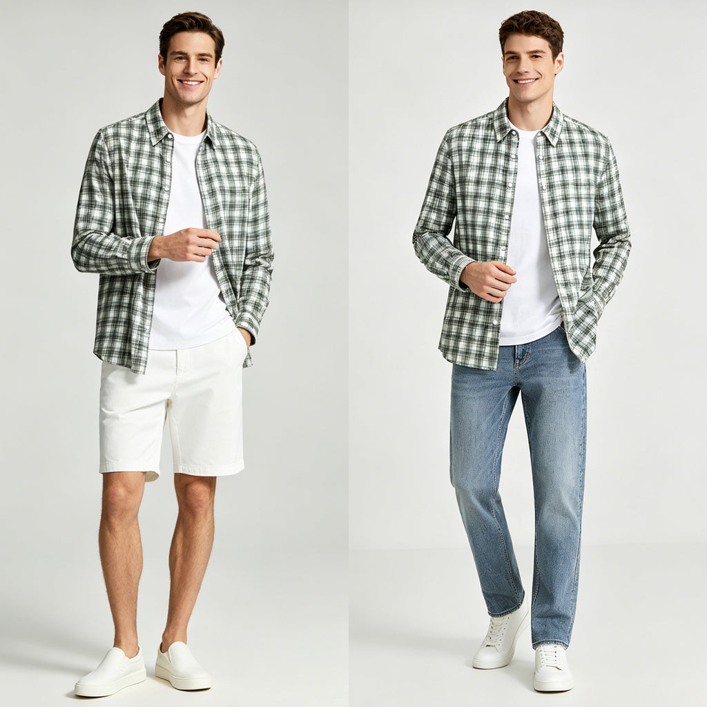 STHD3182517 Lengtang Daily Casual Longsleeves Shirts