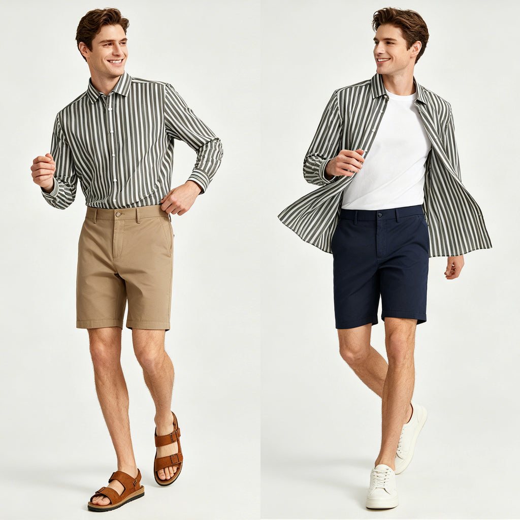 STFD701-8 Lengtang Daily Casual Longsleeves Shirts