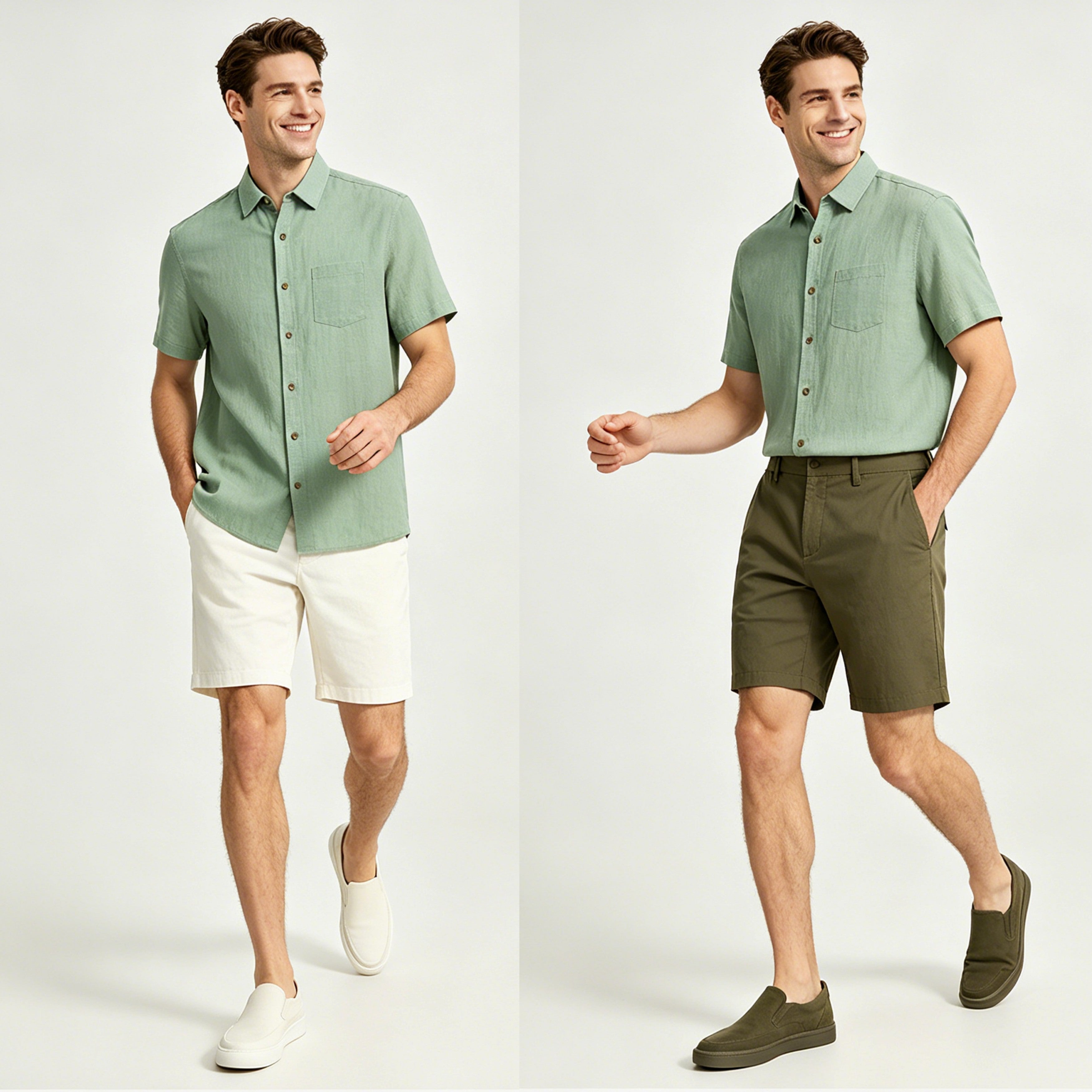 ST1038073 Lengtang Daily Casual Shortsleeves Shirts