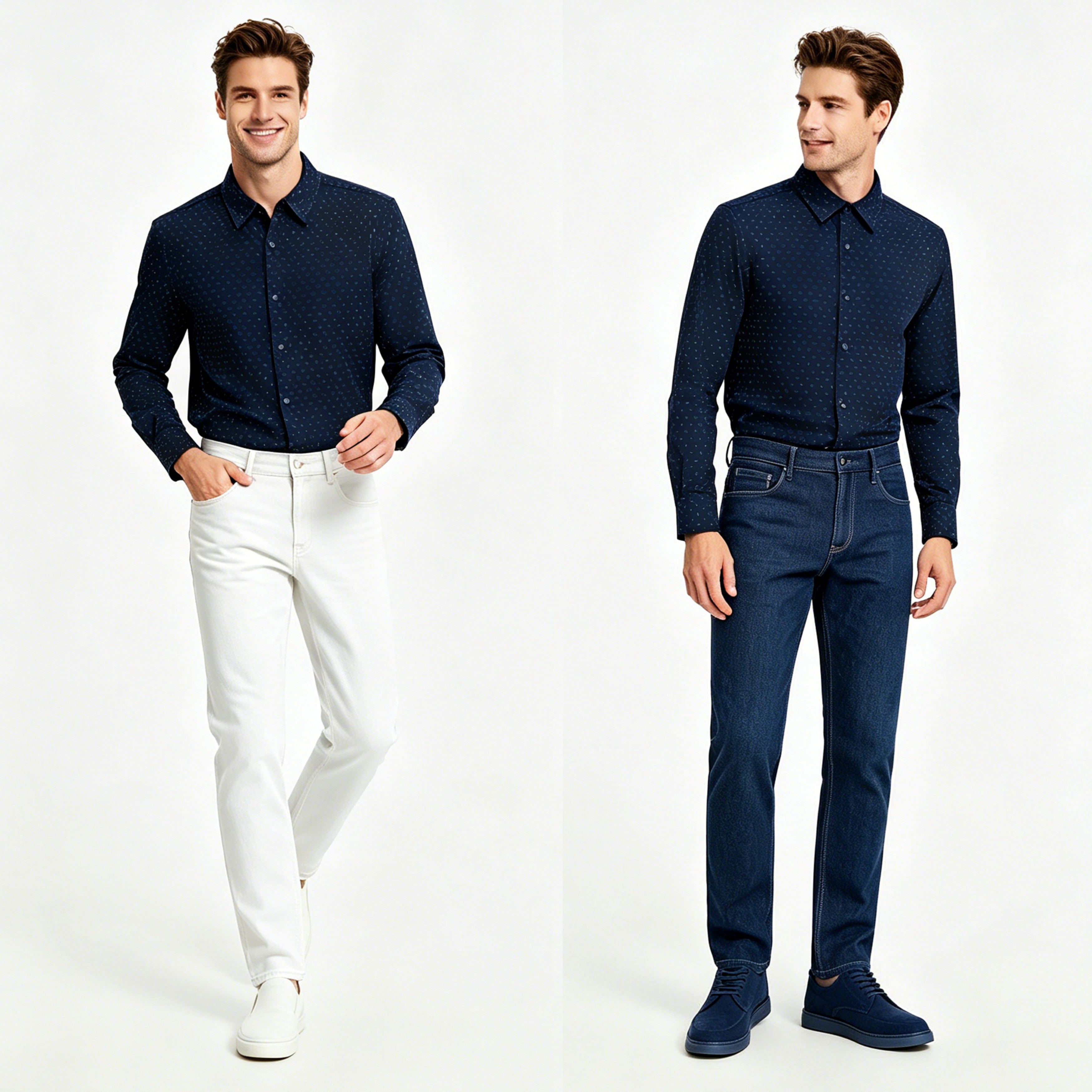 STHD4073346 Letang Business Commuting Longsleeves Shirts