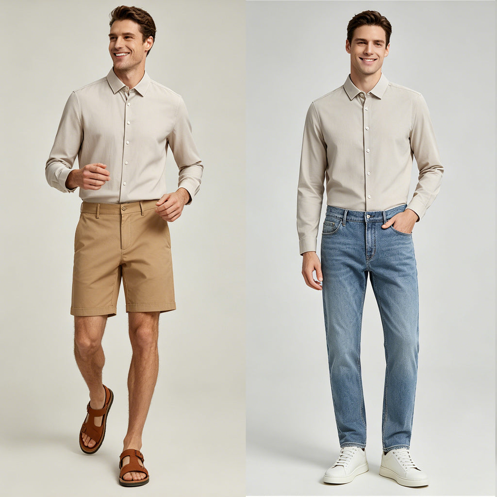 STFD701-1 Letang Business Commuting Longsleeves Shirts