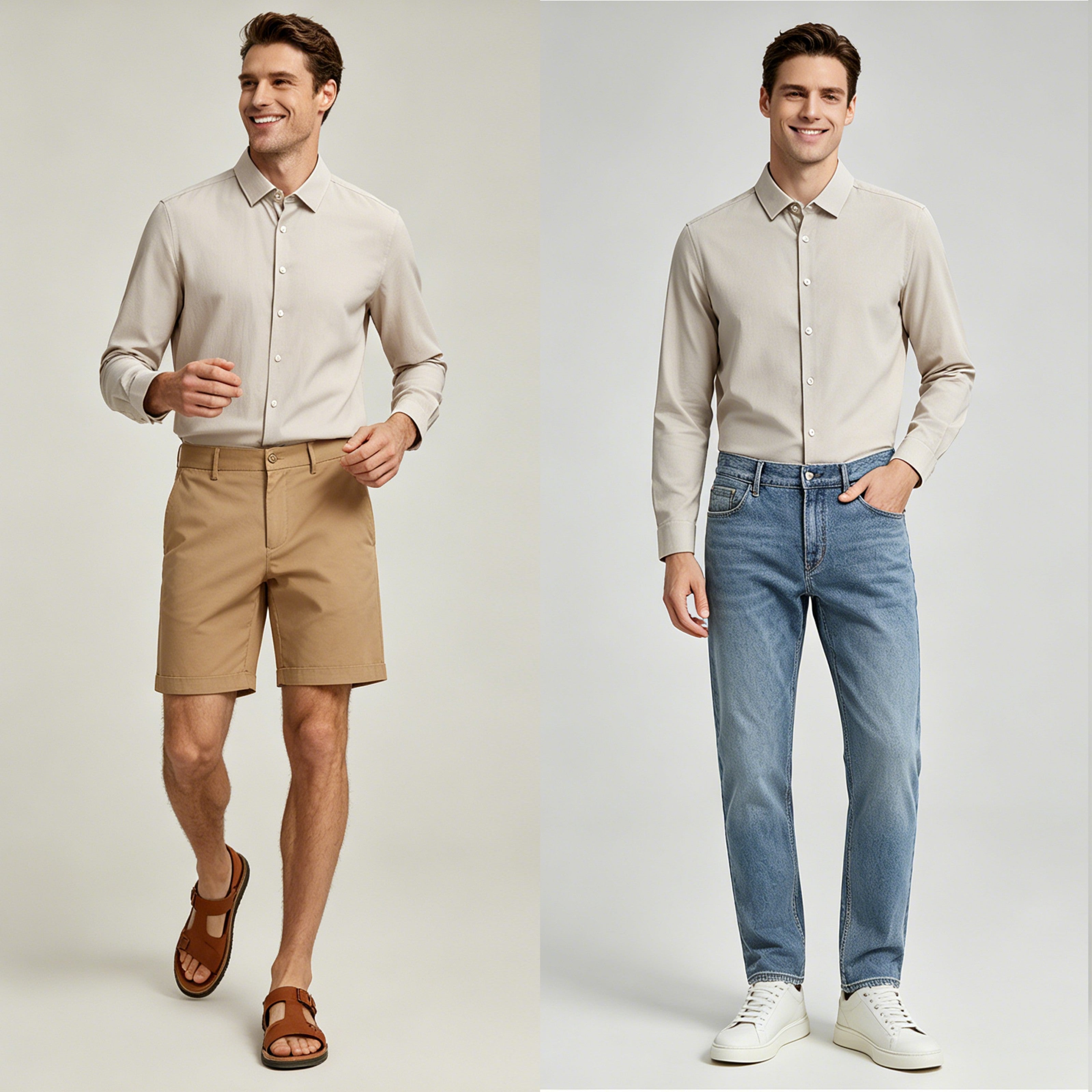 STFD701-1 Letang Business Commuting Longsleeves Shirts