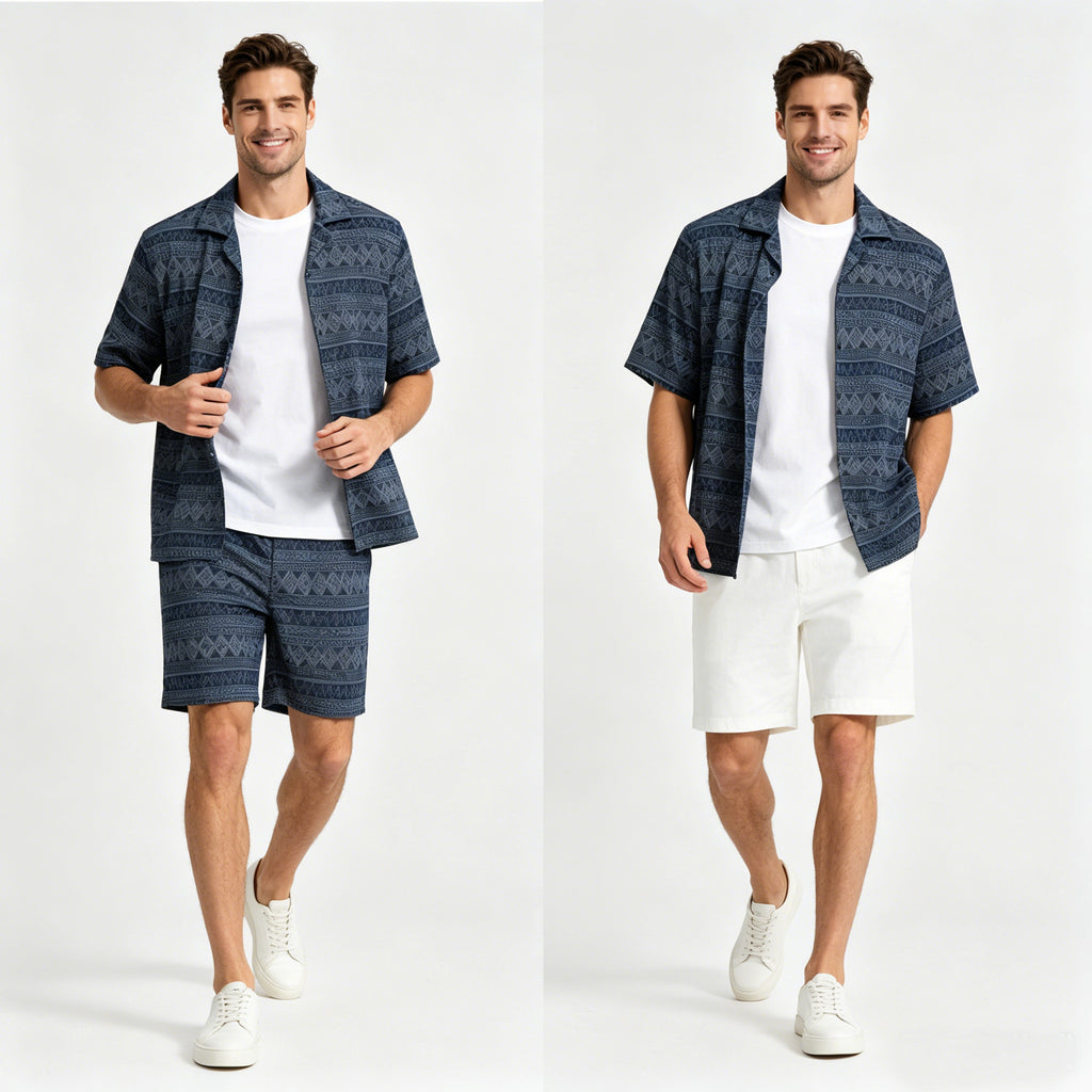 STNH003 Lengtang Design Shortsleeves Shirts
