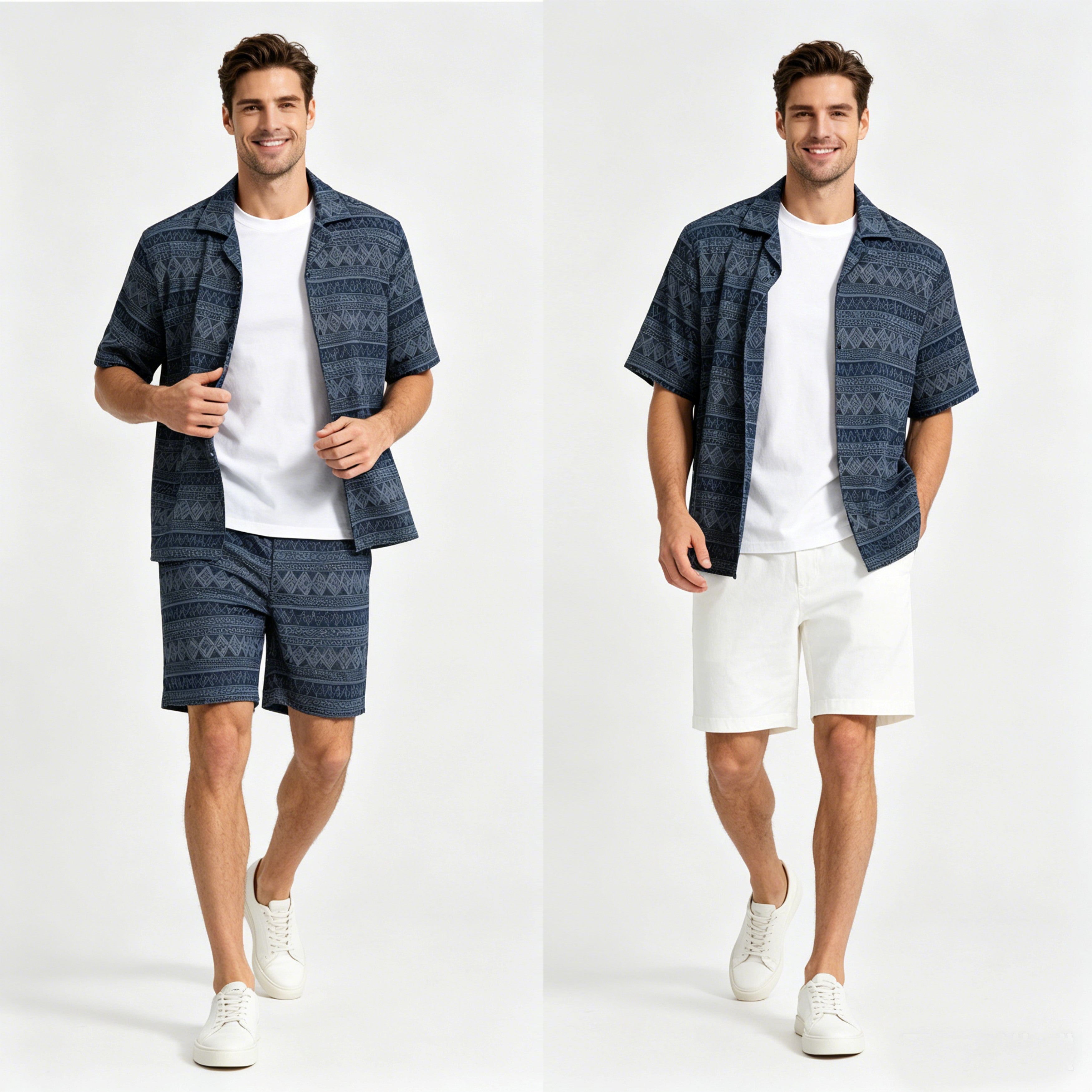 STNH003 Lengtang Design Shortsleeves Shirts